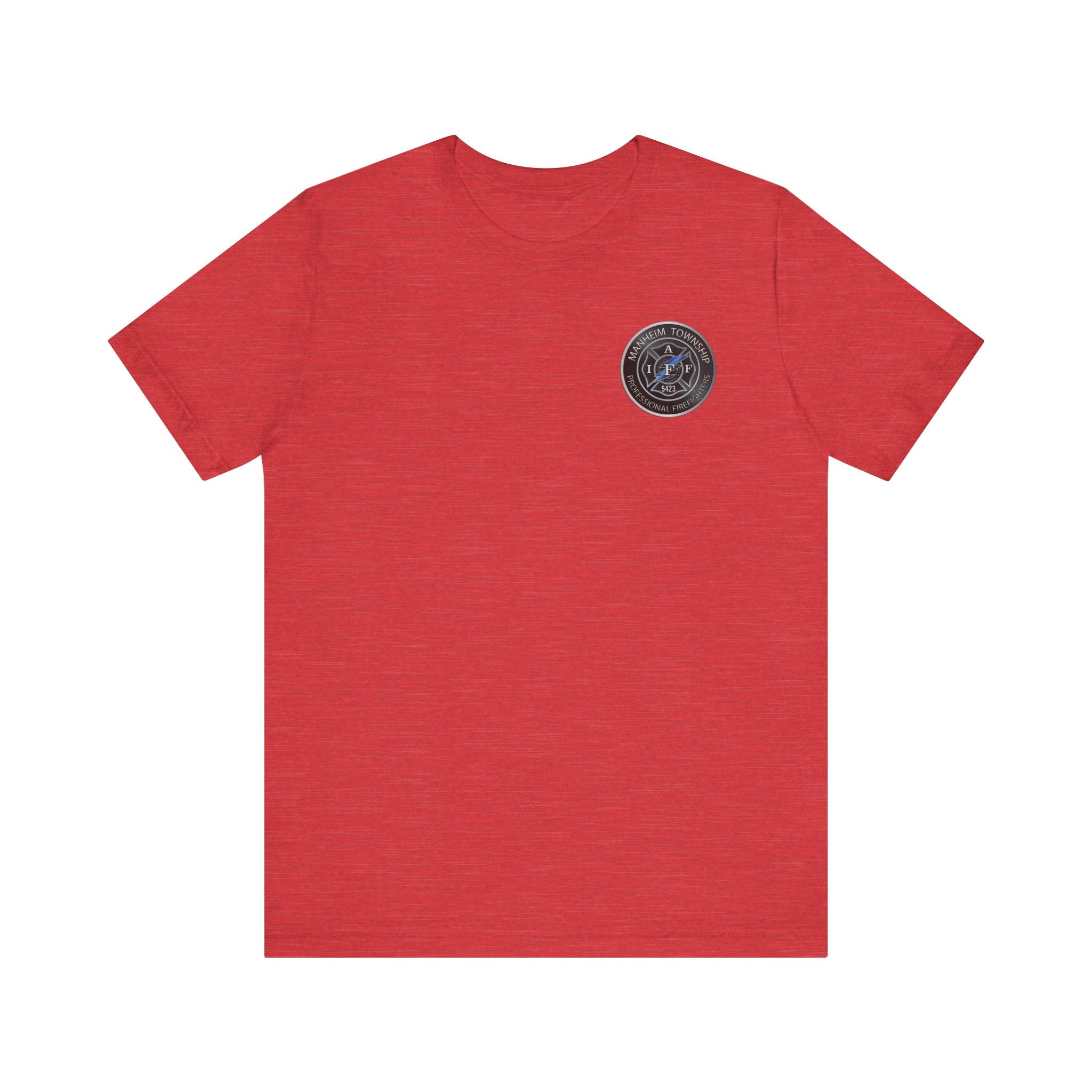 Manheim Township Local 5423 white - Bella+Canvas Soft Unisex Tee