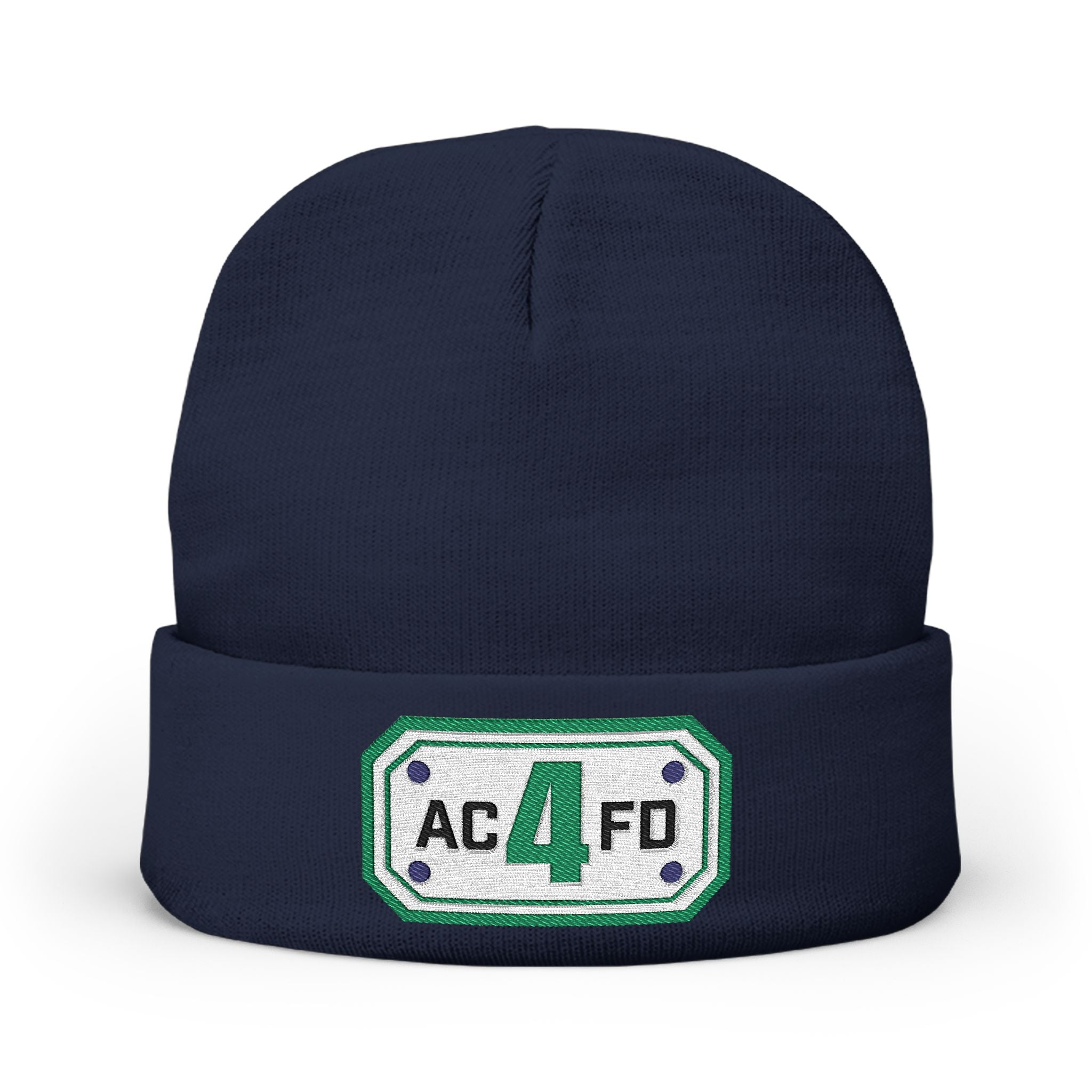 Arlington Tower 4- Knit Beanie (Embroidery)