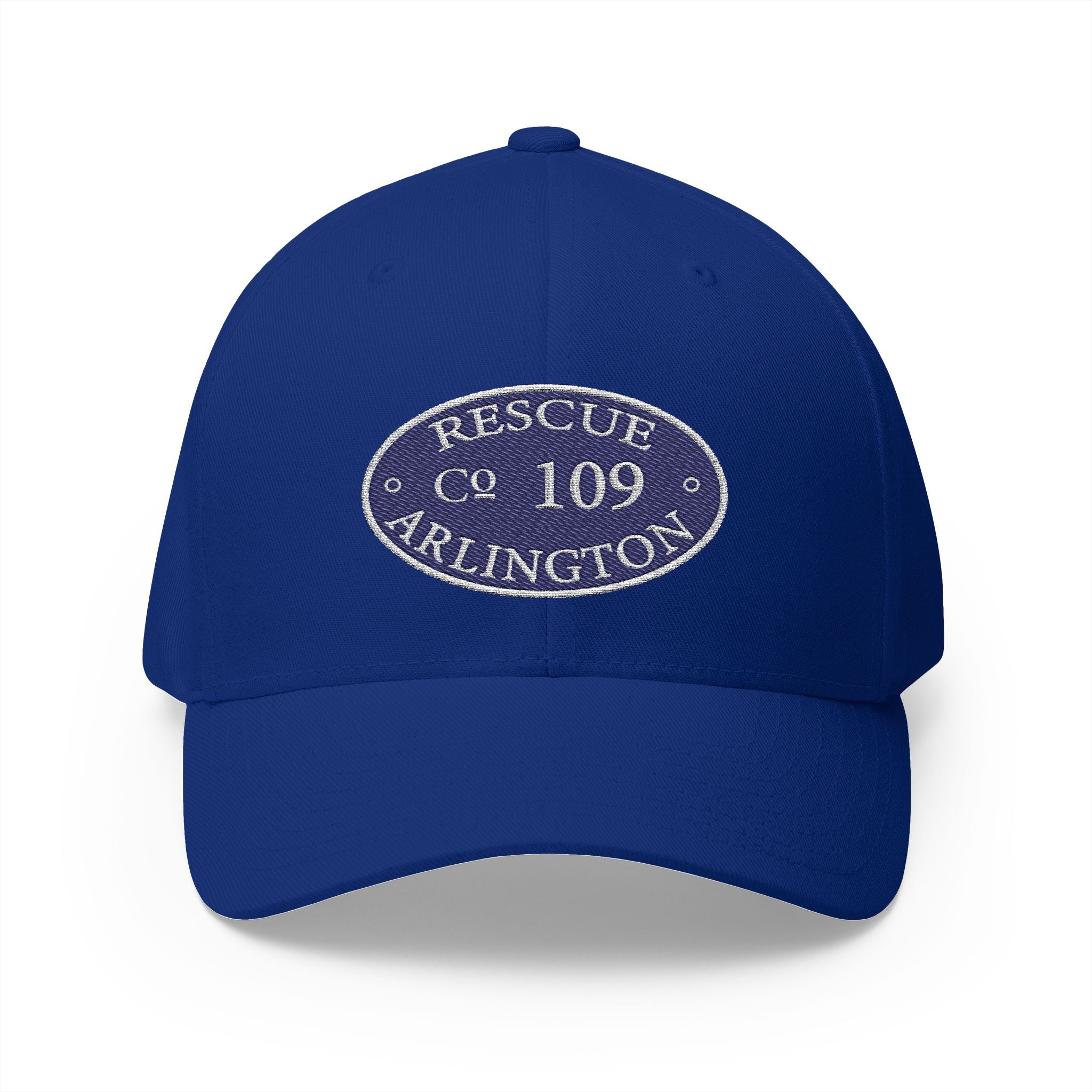 Arlington Rescue 9 Circle Patch - FLEXFIT Closed-Back Structured Cap (Embroidery)