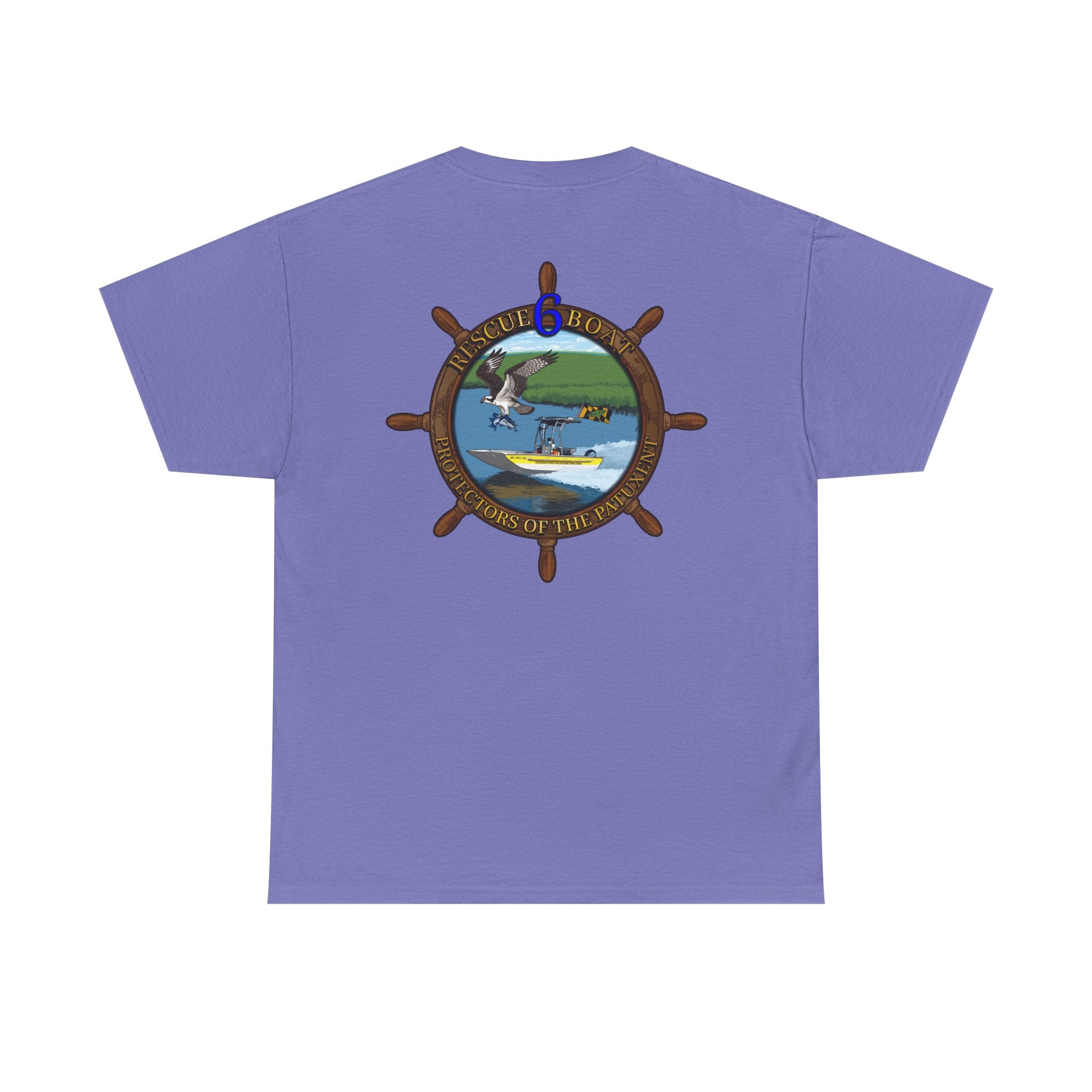 Huntingtown Vol. Fire Boat 6 - Heavy Cotton Unisex Tee
