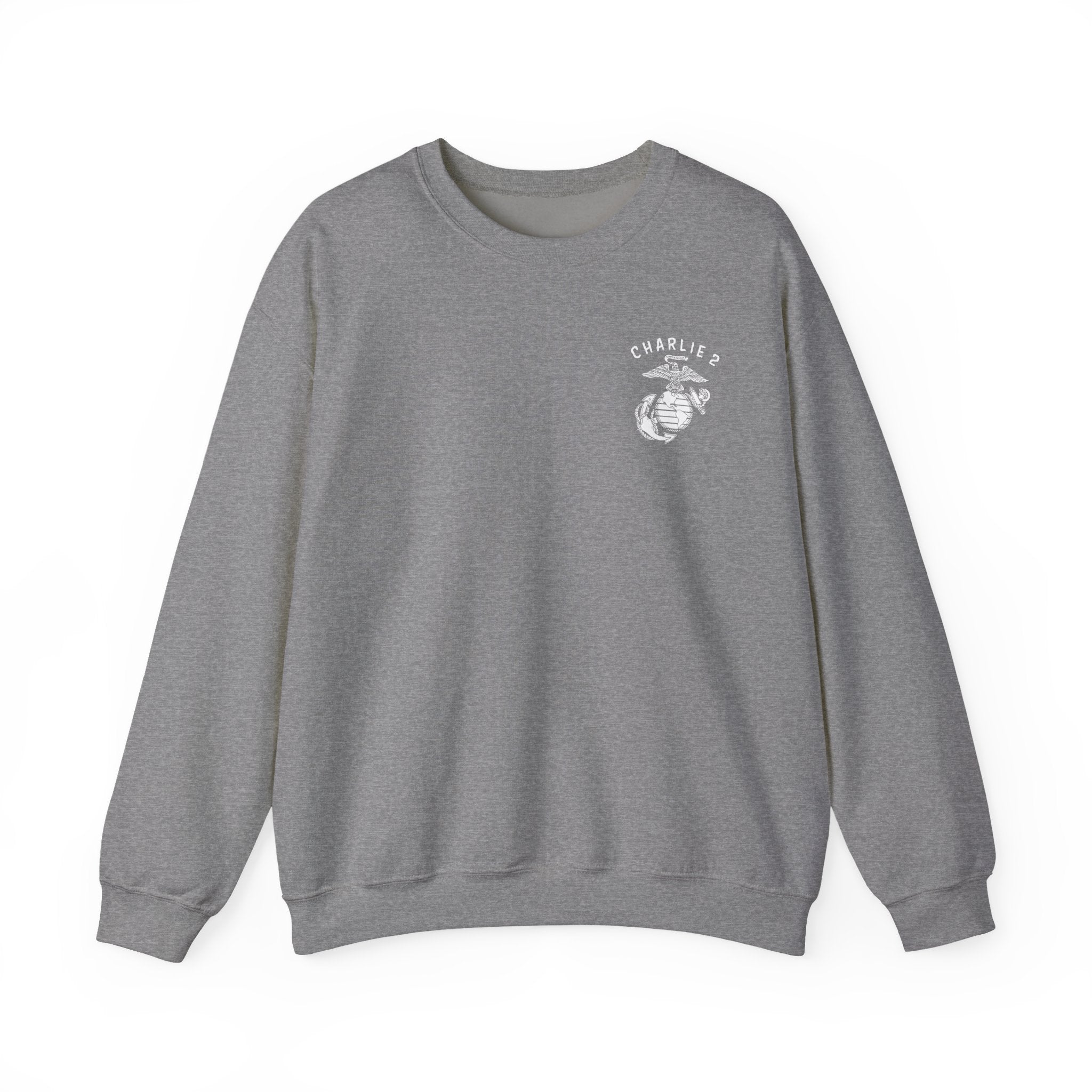 Charlie 2 Ronin (white Logo) - Gildan Unisex Heavy Blend™ Crewneck Sweatshirt