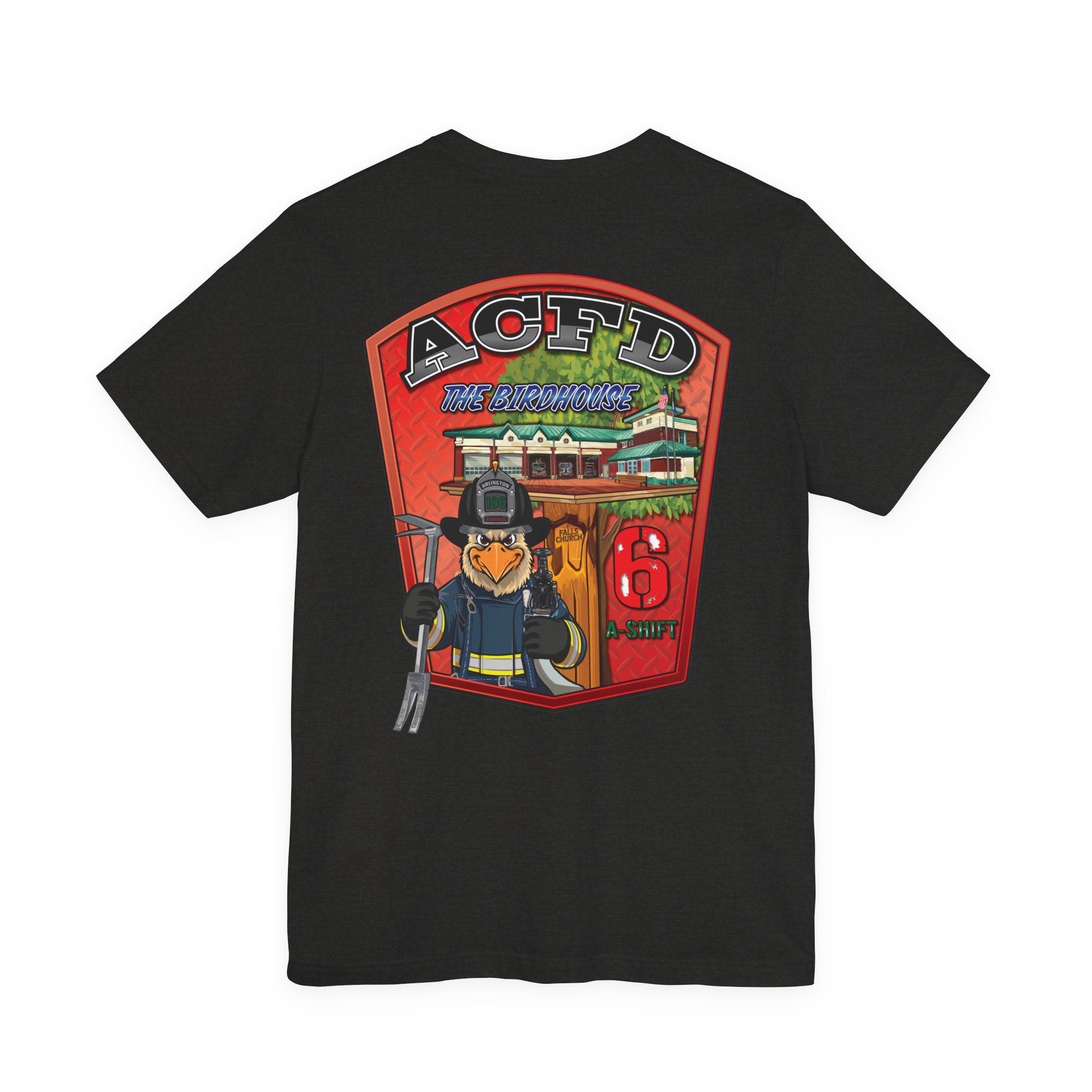 Arlington Station 6 A-Shift BirdHouse - Bella+Canvas Soft Unisex Tee