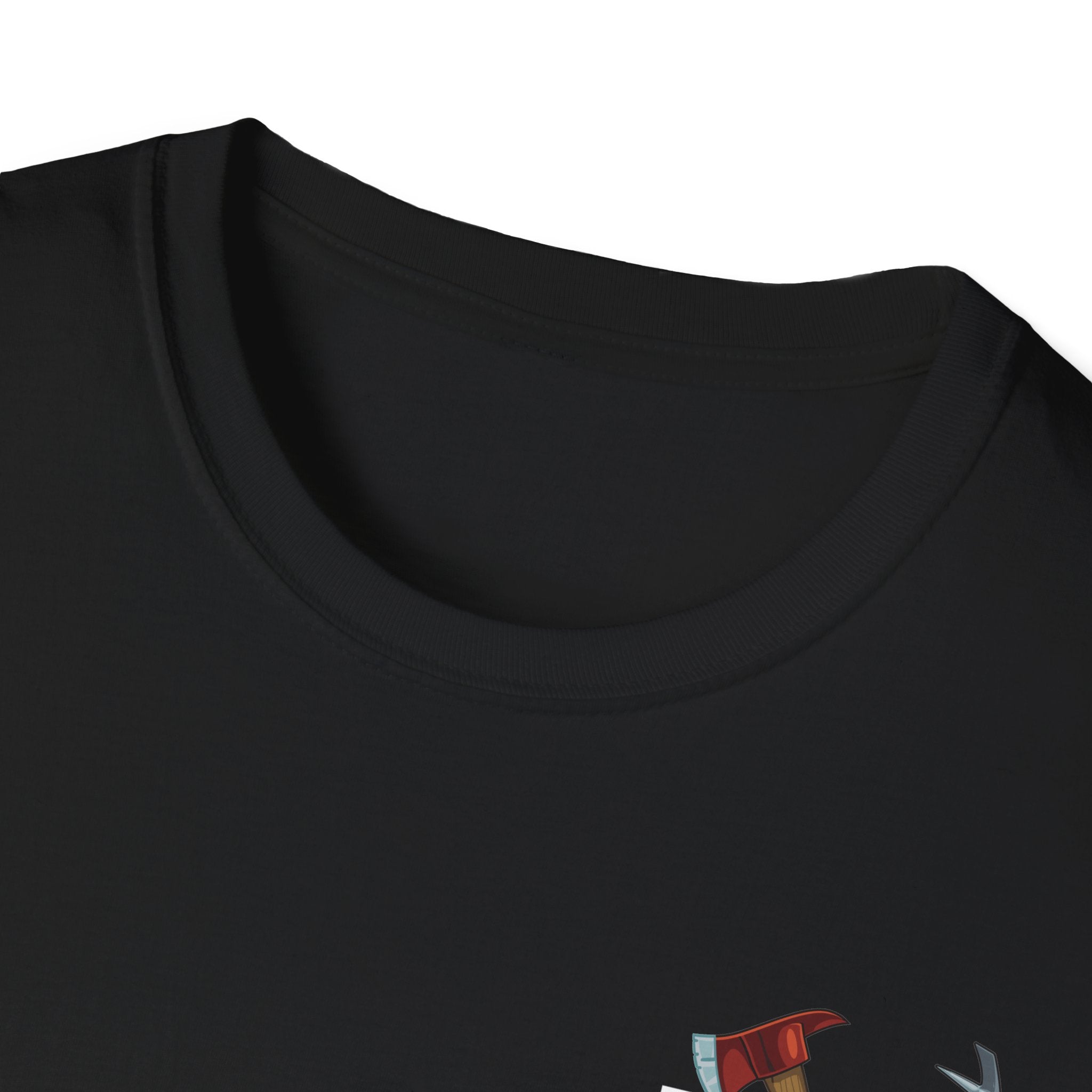 Retired Lieutenant US Flag - Unisex Softstyle T-Shirt