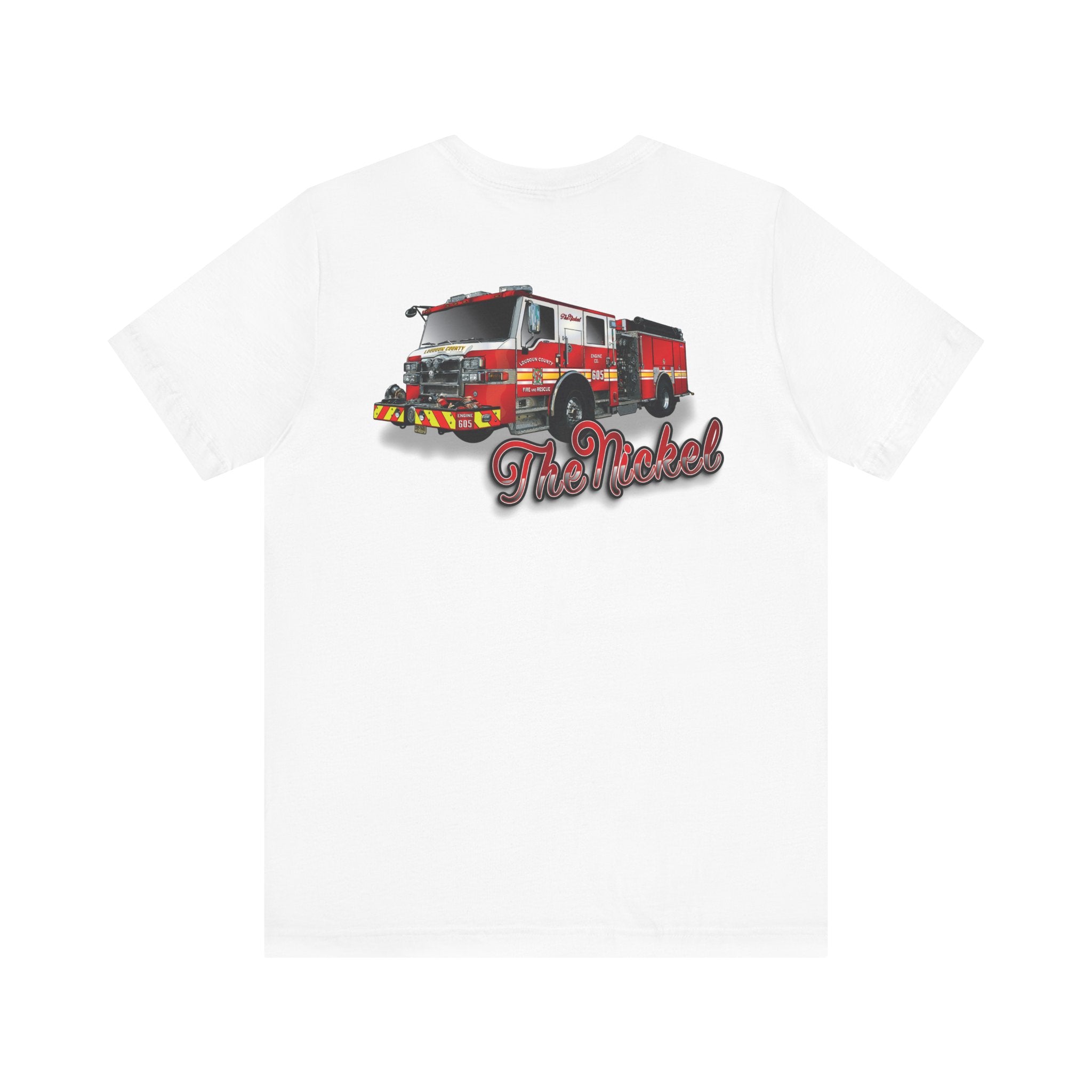 (Bigger Chest logo) LCFR Hamilton Station 5 version 4 Nickel Back- Bella+Canvas Soft Unisex Tee