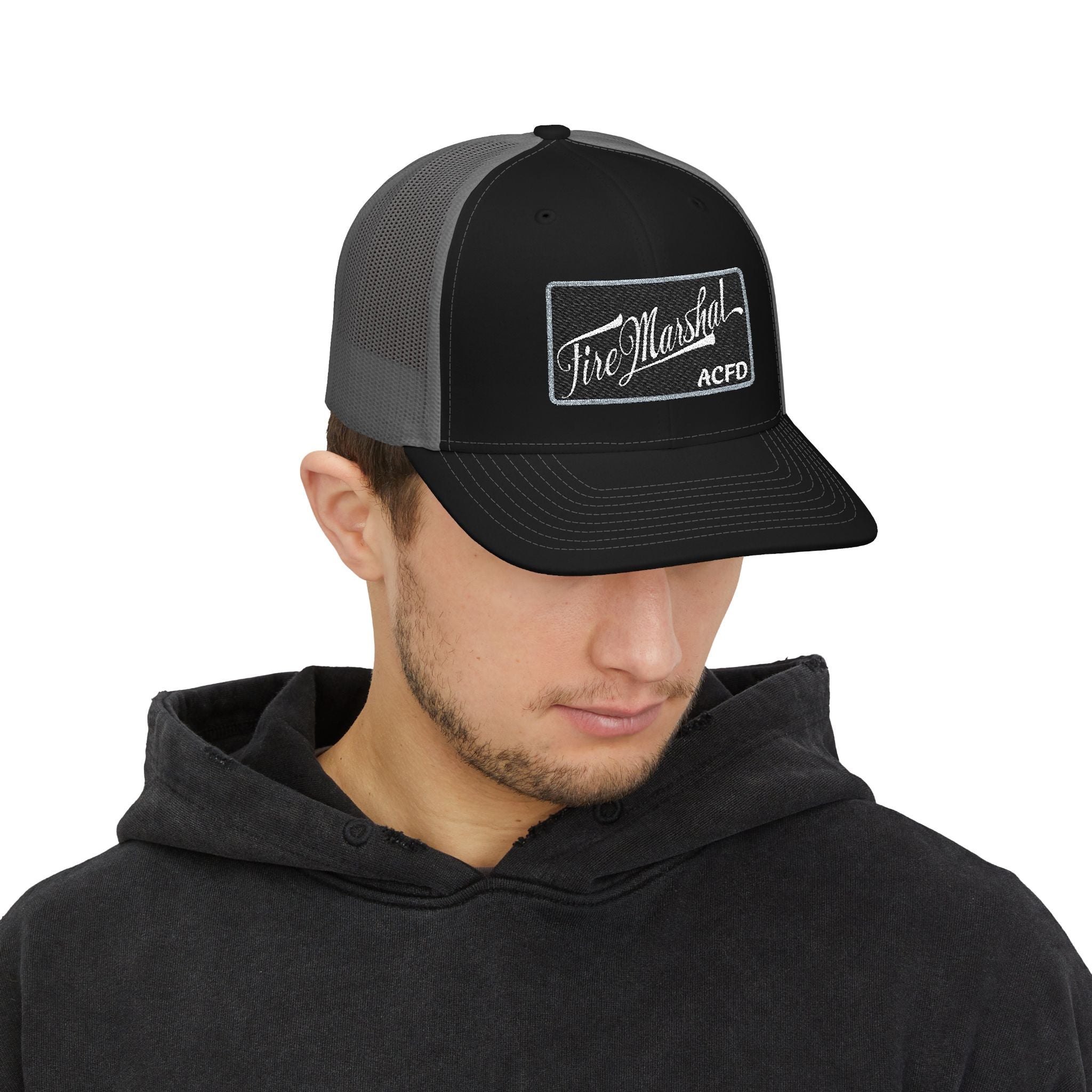 Arlington Fire Marshal - Snapback Trucker (Richardson 112 Style Hat)