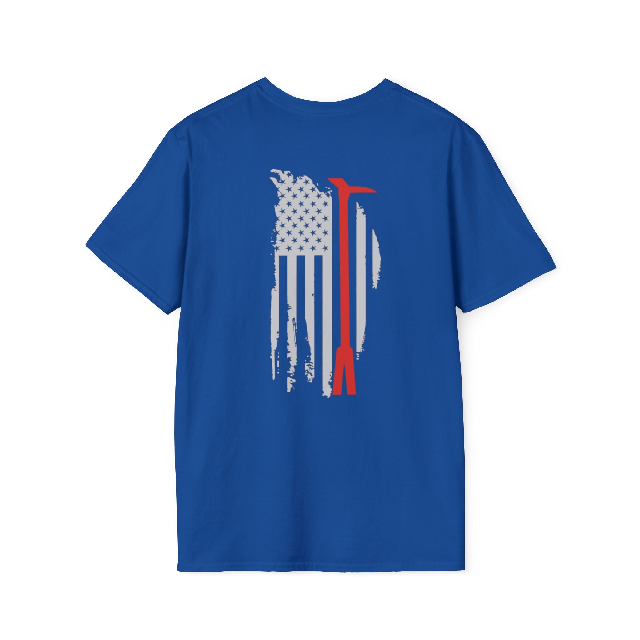 Halligan US Flag - Unisex Softstyle T-Shirt