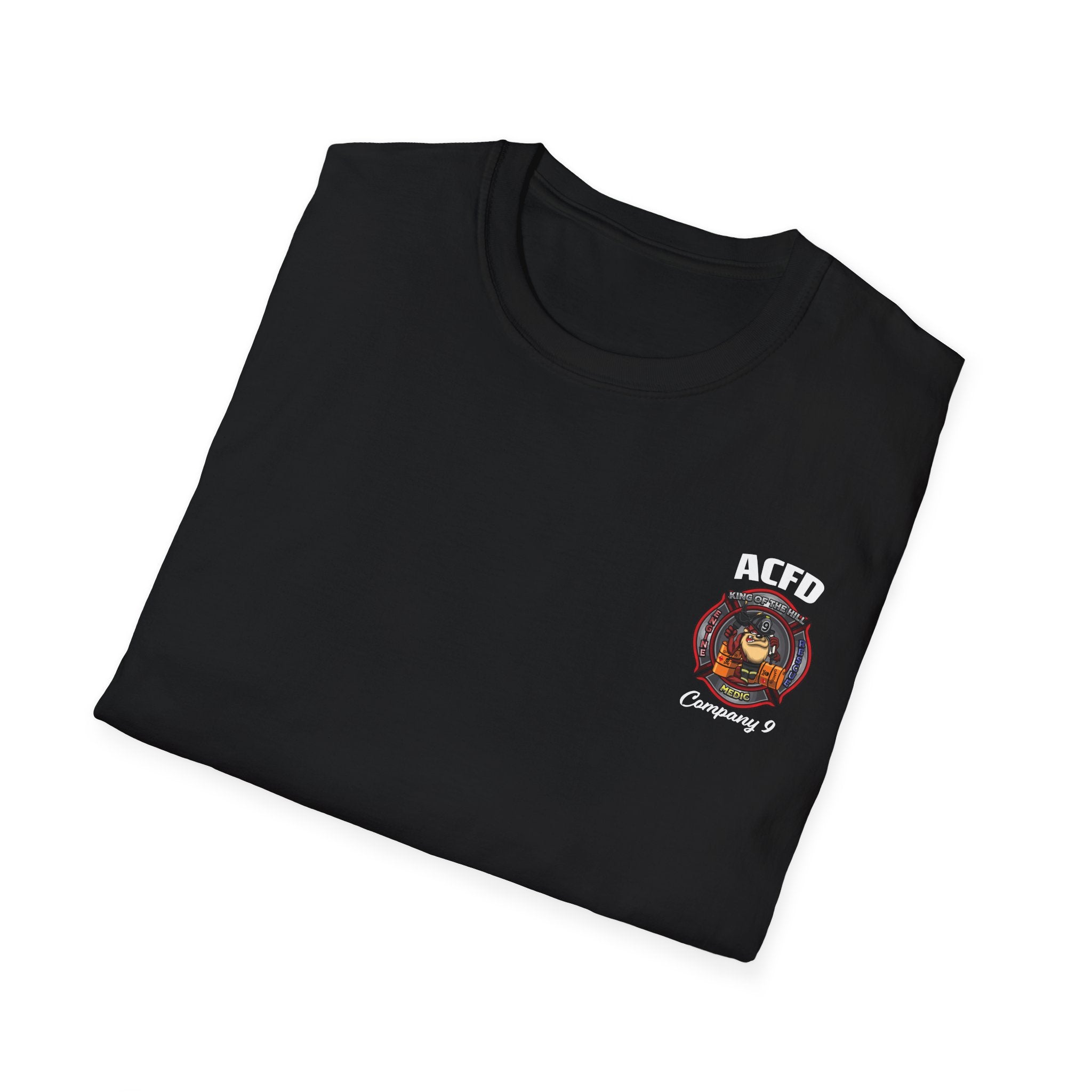 Station 9 Taz Front / FF Engine 9 back - Gildan Soft Cotton Softstyle T-Shirt