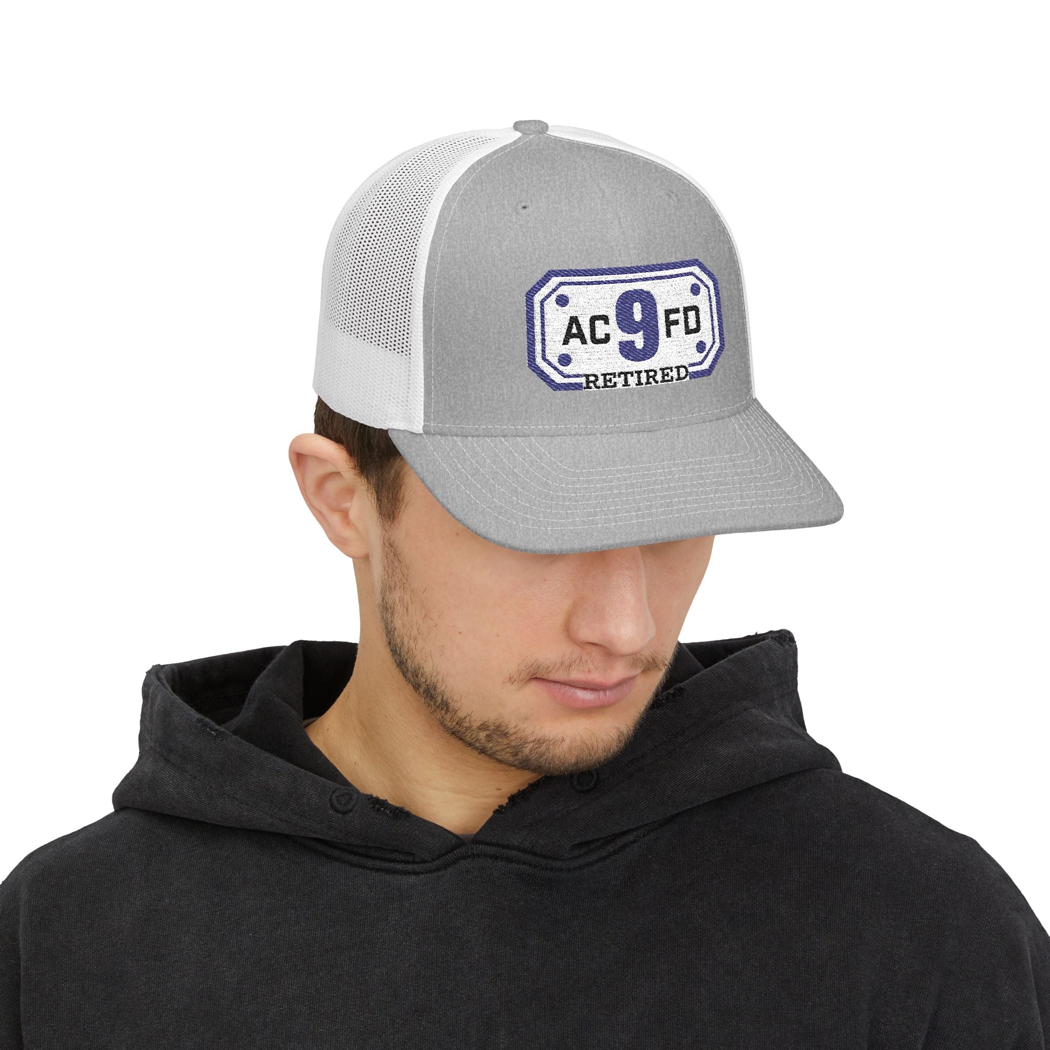 Retired ACFD Rescue 9 - Snapback Trucker (Richardson 112 Style Hat)