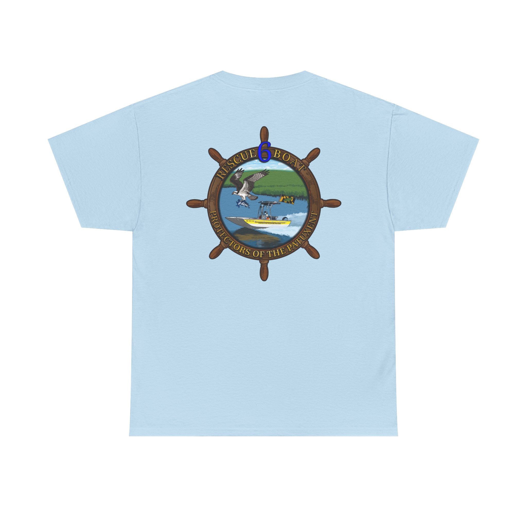 Huntingtown Vol. Fire Boat 6 - Heavy Cotton Unisex Tee