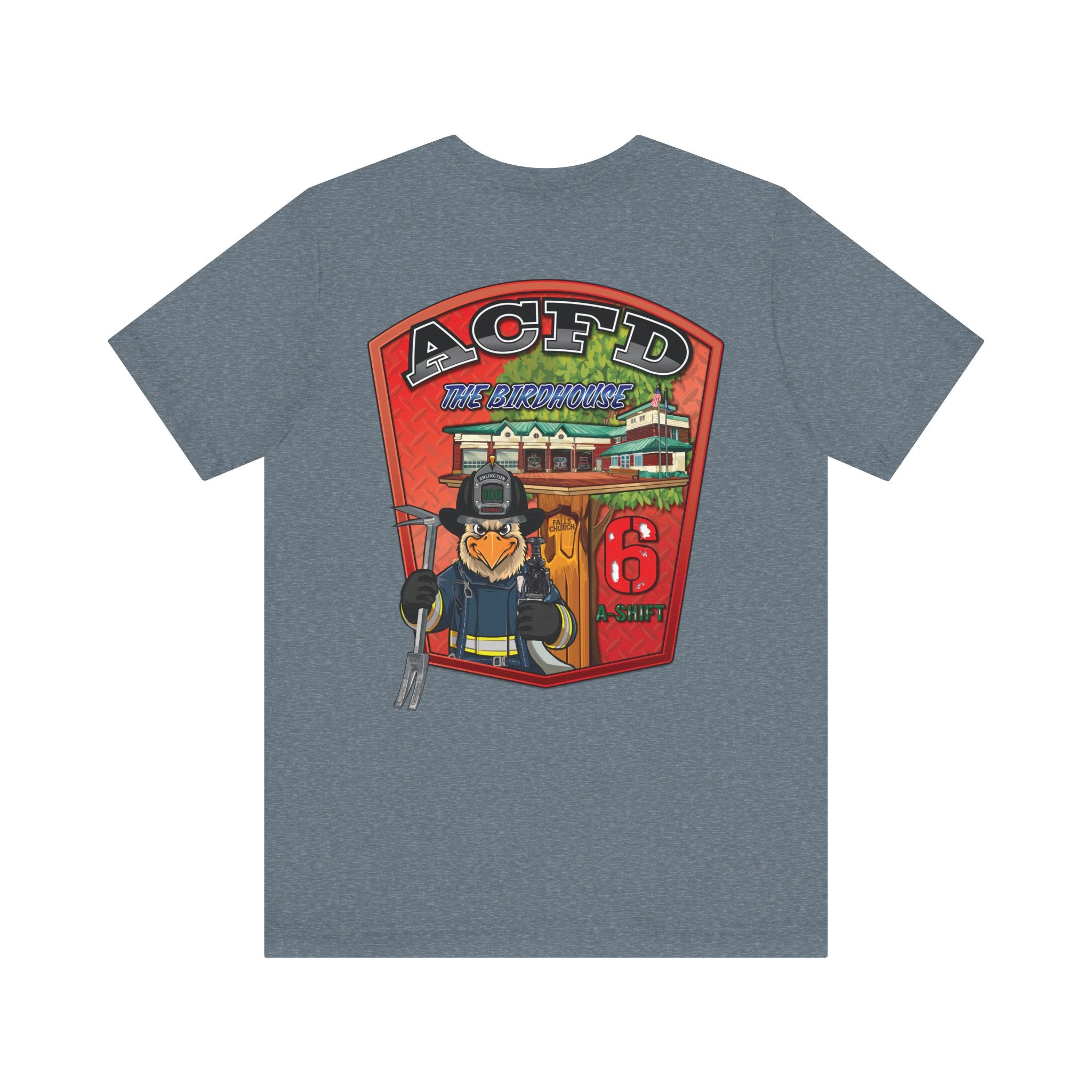 Arlington Station 6 A-Shift BirdHouse - Bella+Canvas Soft Unisex Tee