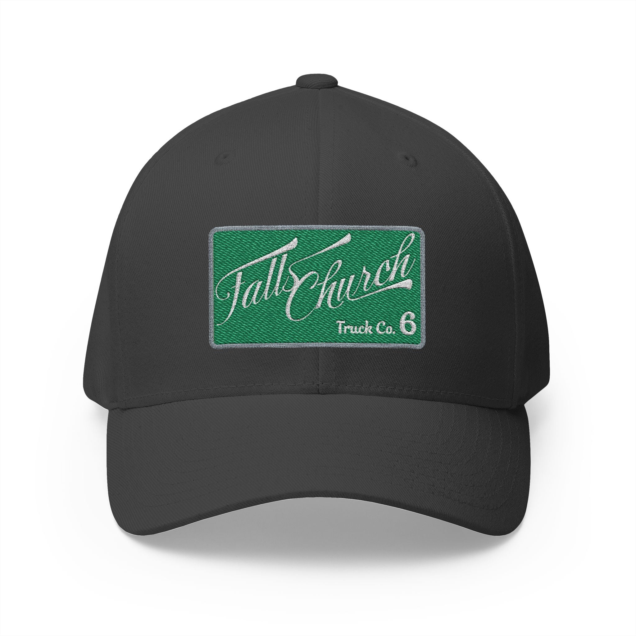 Arlington Falls Church Truck 6 - FLEXFIT Closed-Back Structured Cap (Embroidery)