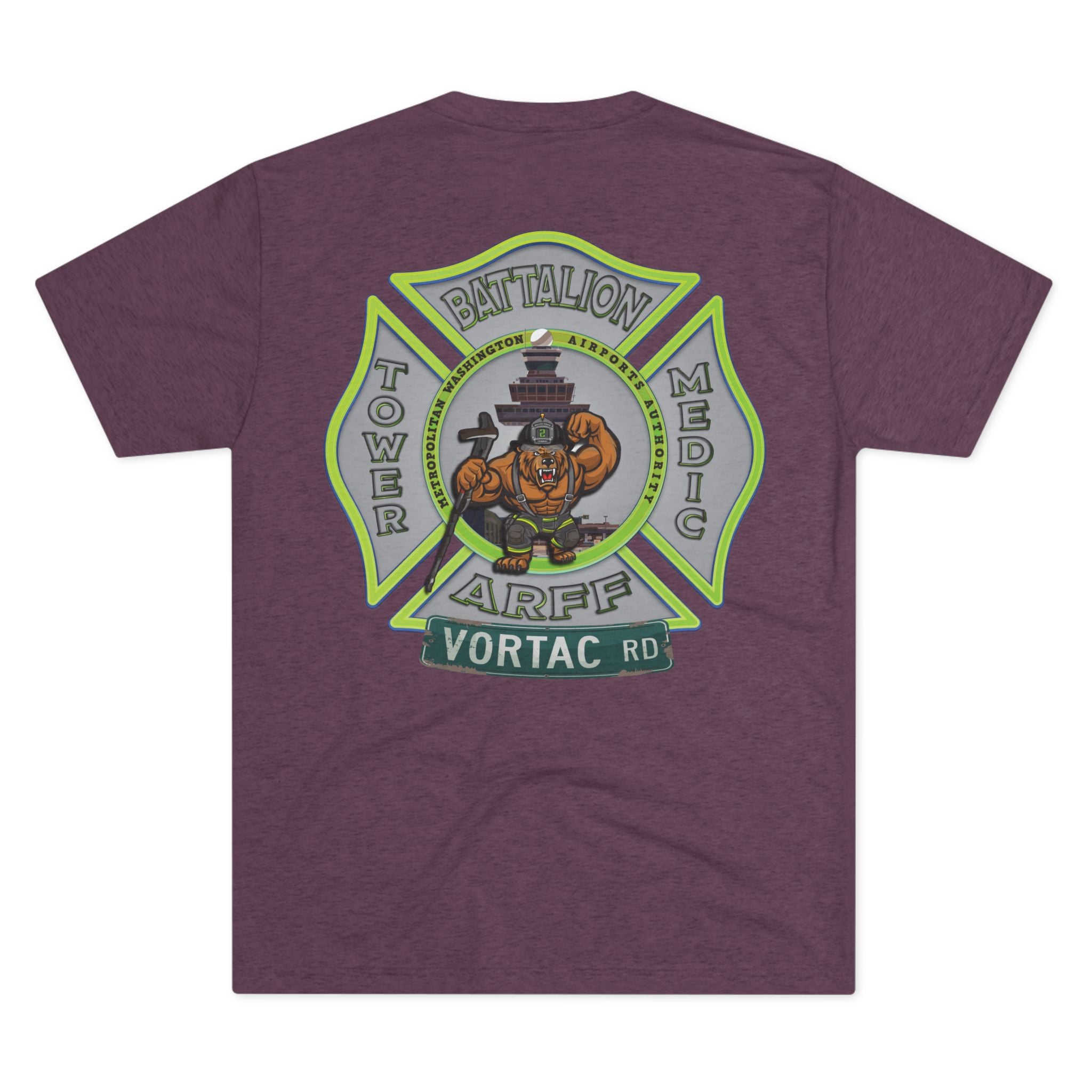 MWAA 302 Real Dulles South - NextLevel Tri-Blend Crew Tee unisex