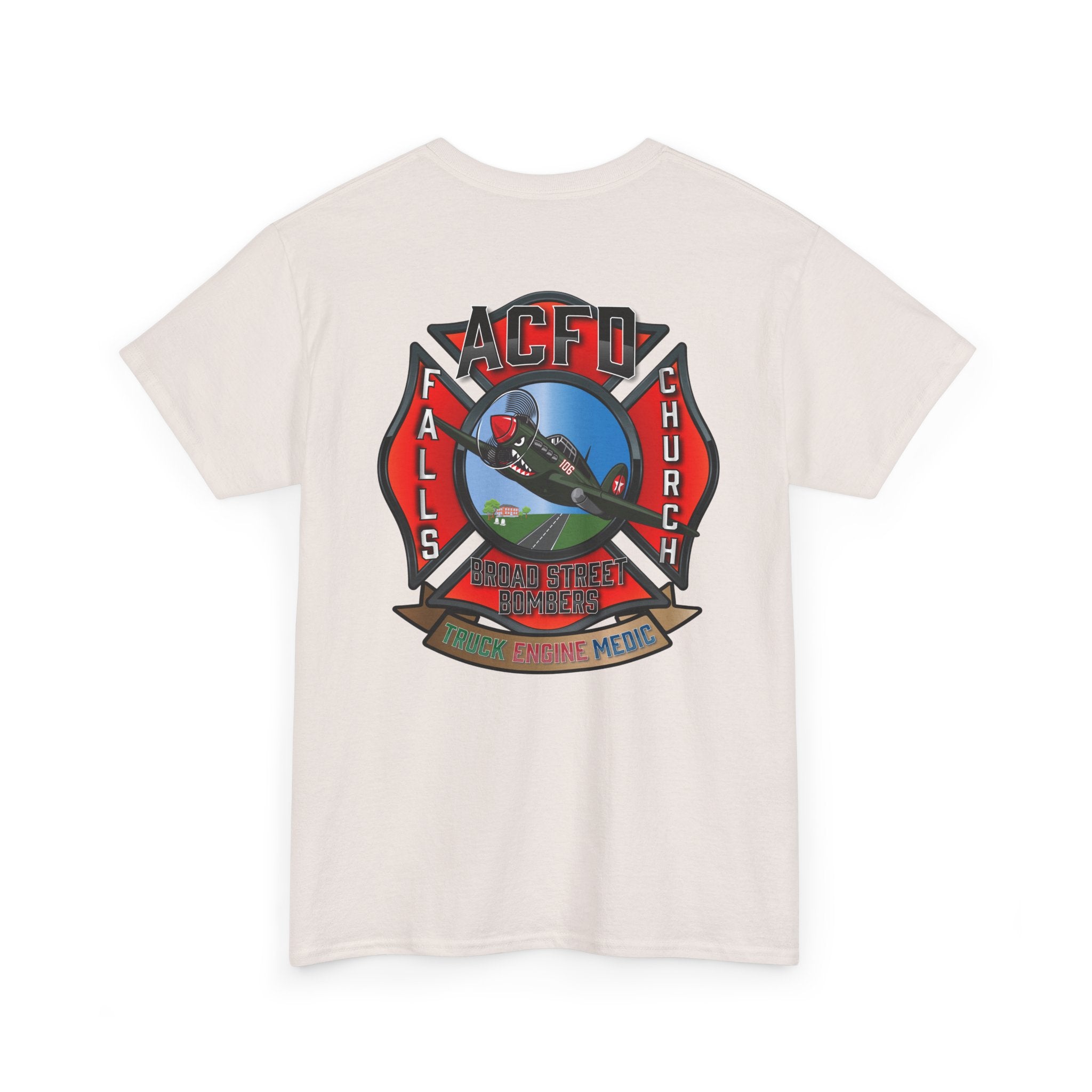 Heavy Cotton Unisex Tee - Station 6 Broadstreet Bombers