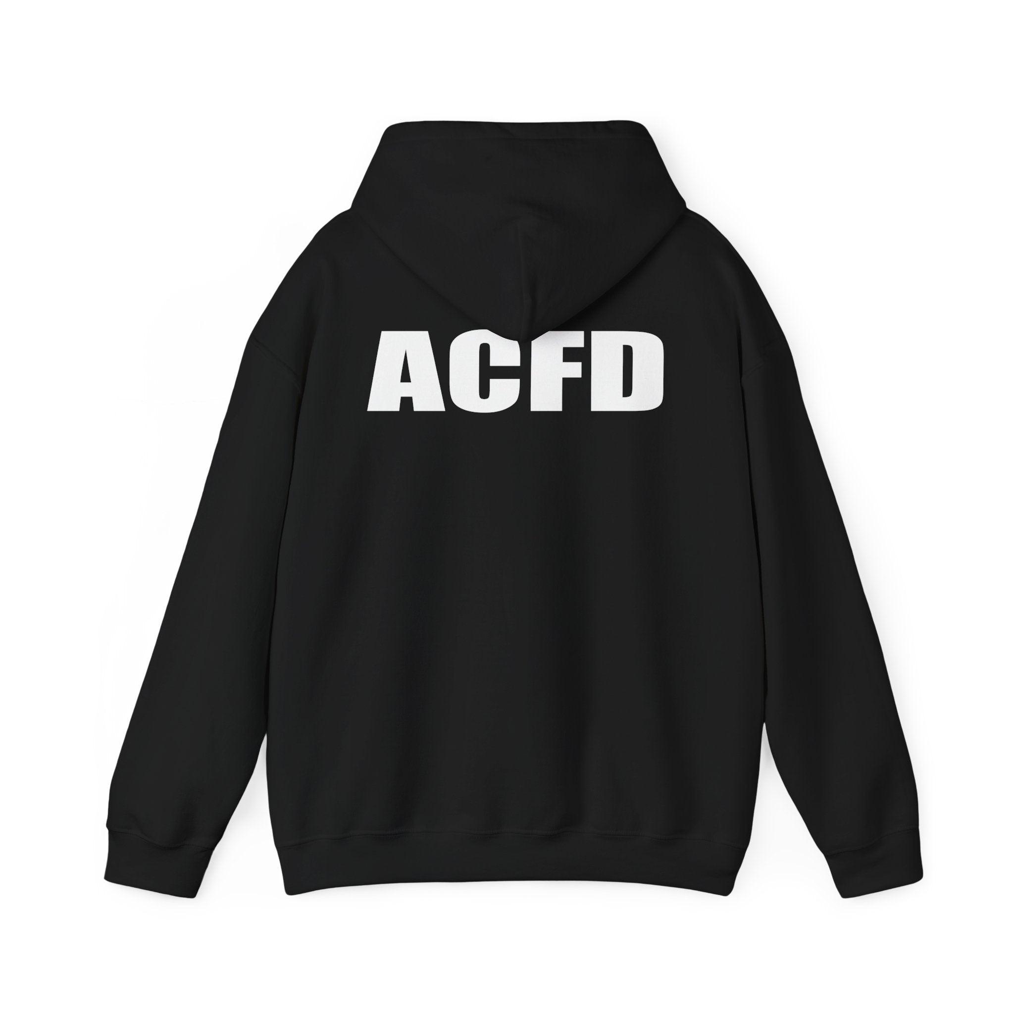 Arlington Station 3 Rhino Front/ACFD FF Back - Gildan Heavy Blend™ Hooded Sweatshirt
