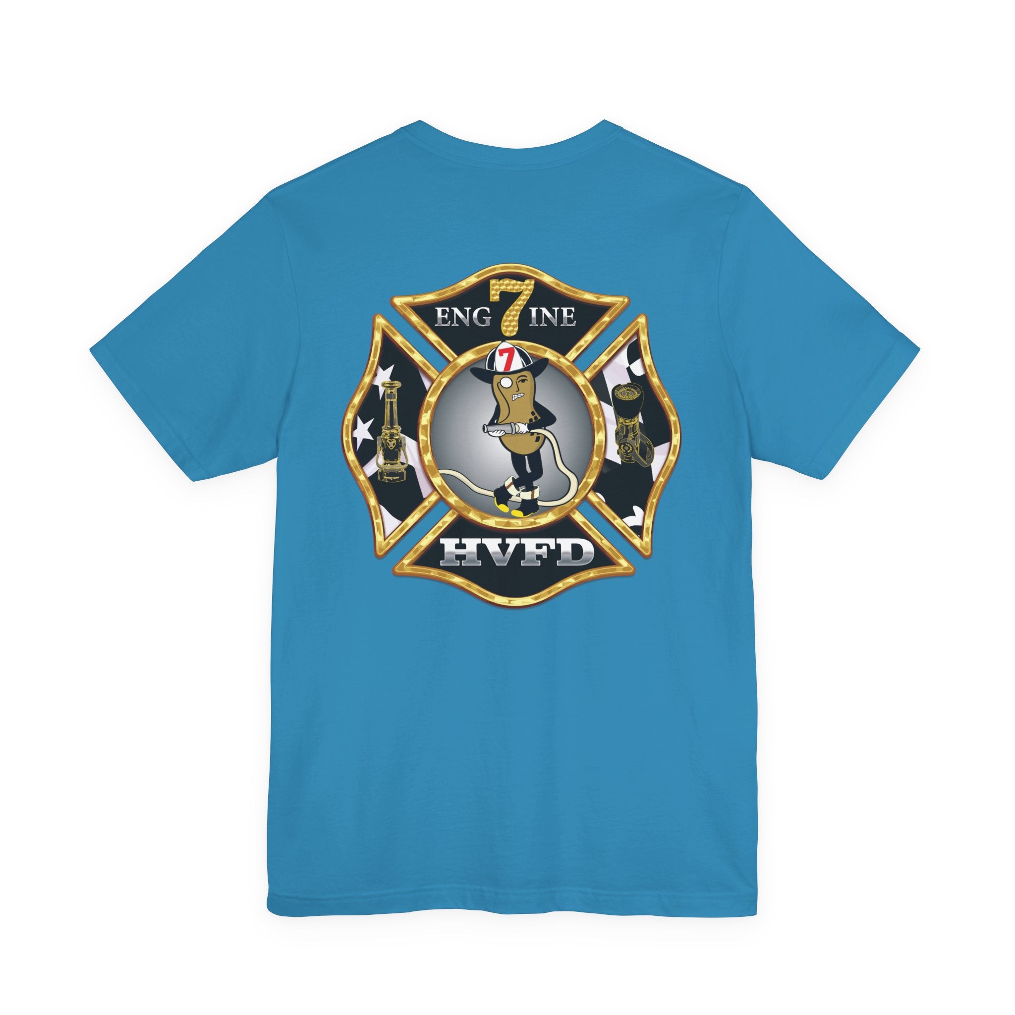 Hollywood MD Vol Fire Eng7ine - Bella+Canvas Soft Unisex Tee