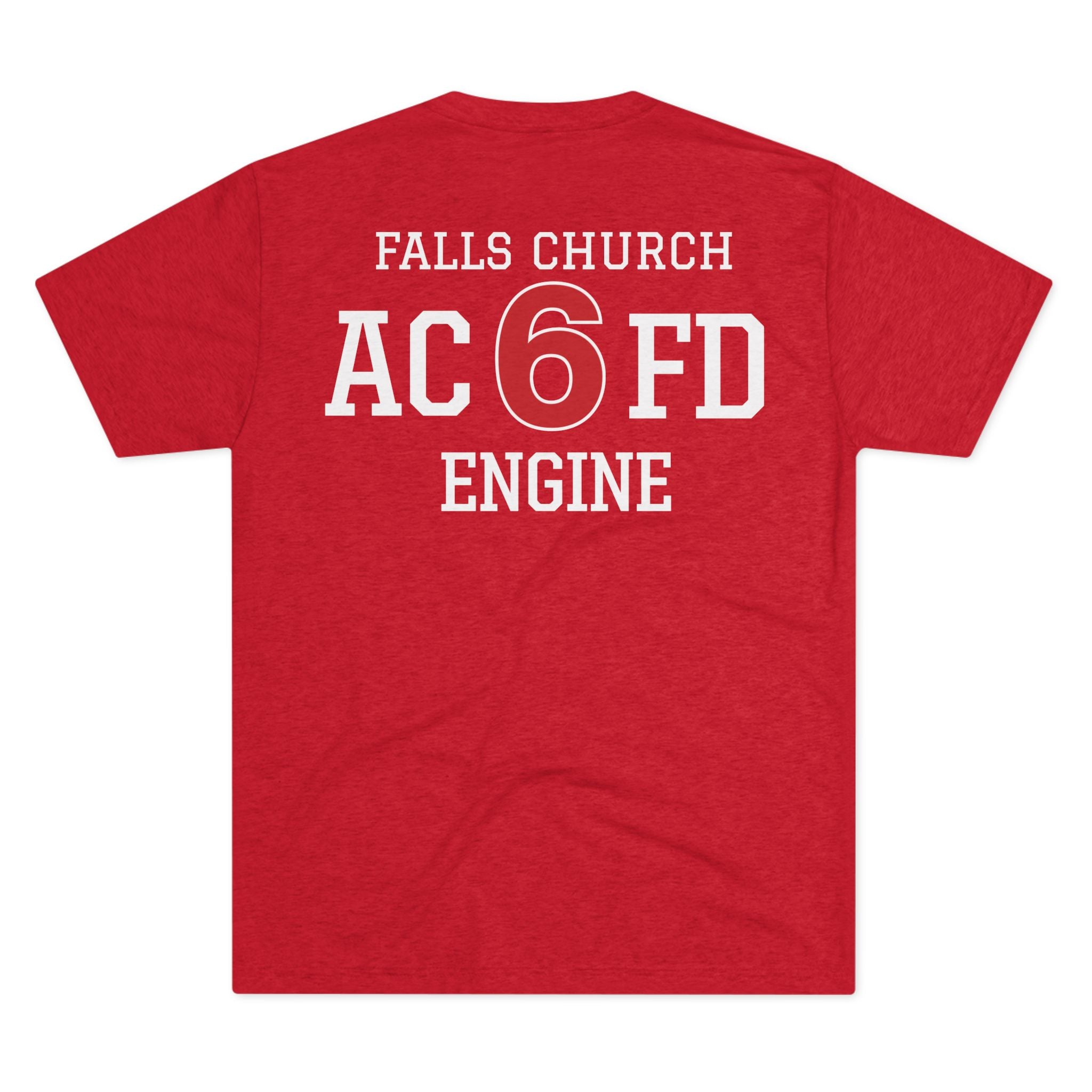 Engine 6 Falls Church - NextLevel Tri-Blend Crew Tee