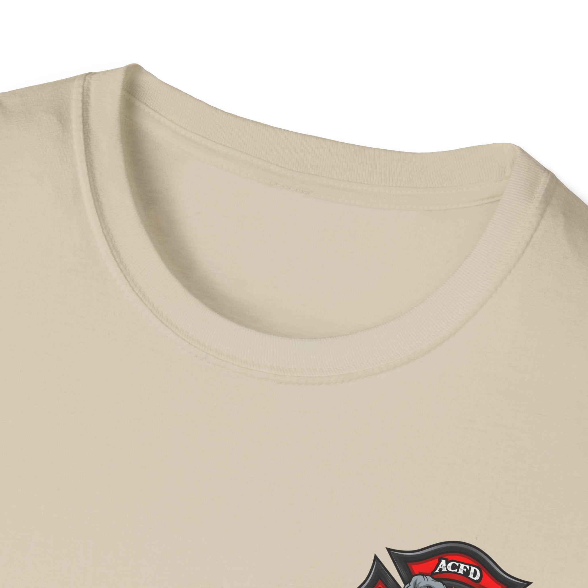Station 3 Rhino Logo Officer - Gildan Soft Cotton Softstyle T-Shirt