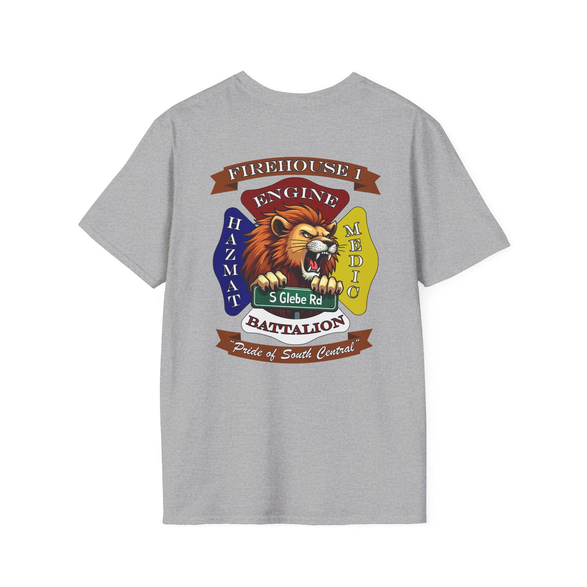 "South Central" Station 1 (version 4) - Gildan Soft Cotton Softstyle T-Shirt