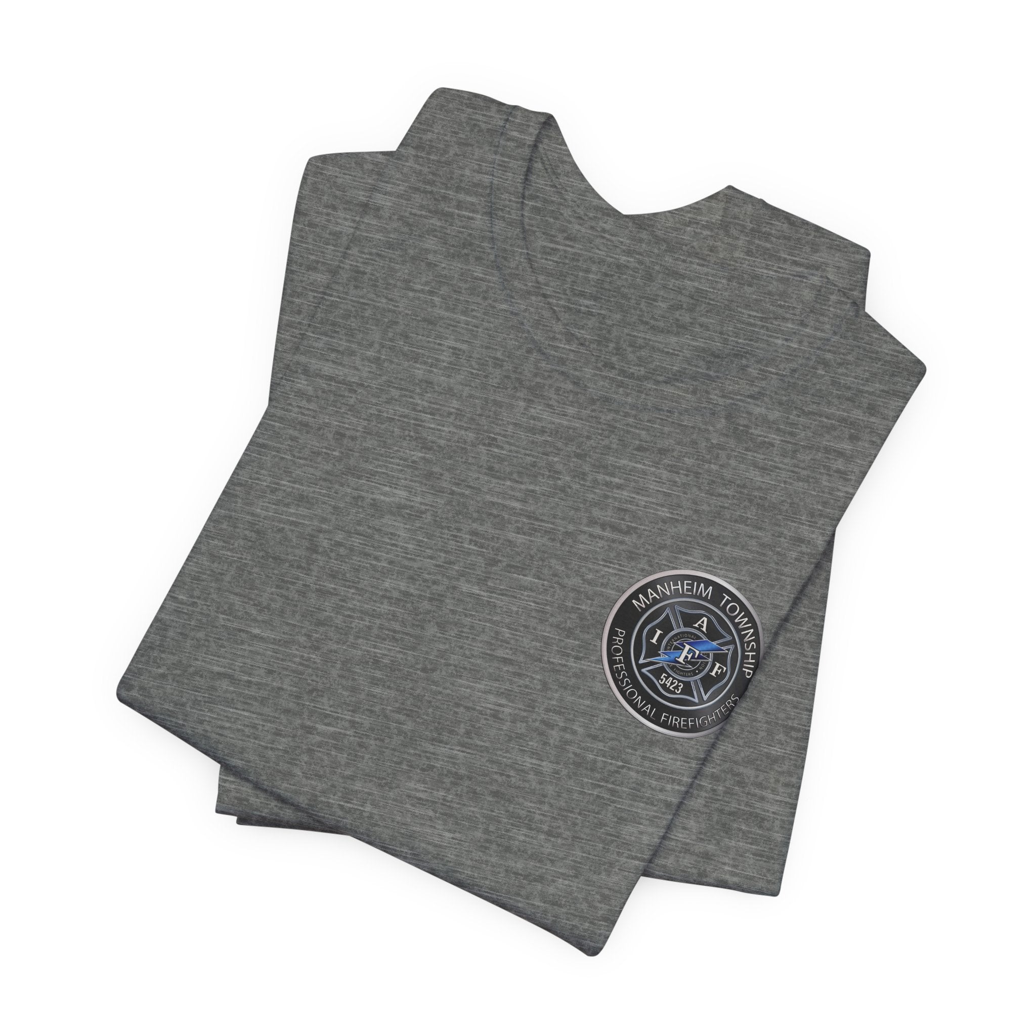 Manheim Township Local 5423 white - Bella+Canvas Soft Unisex Tee