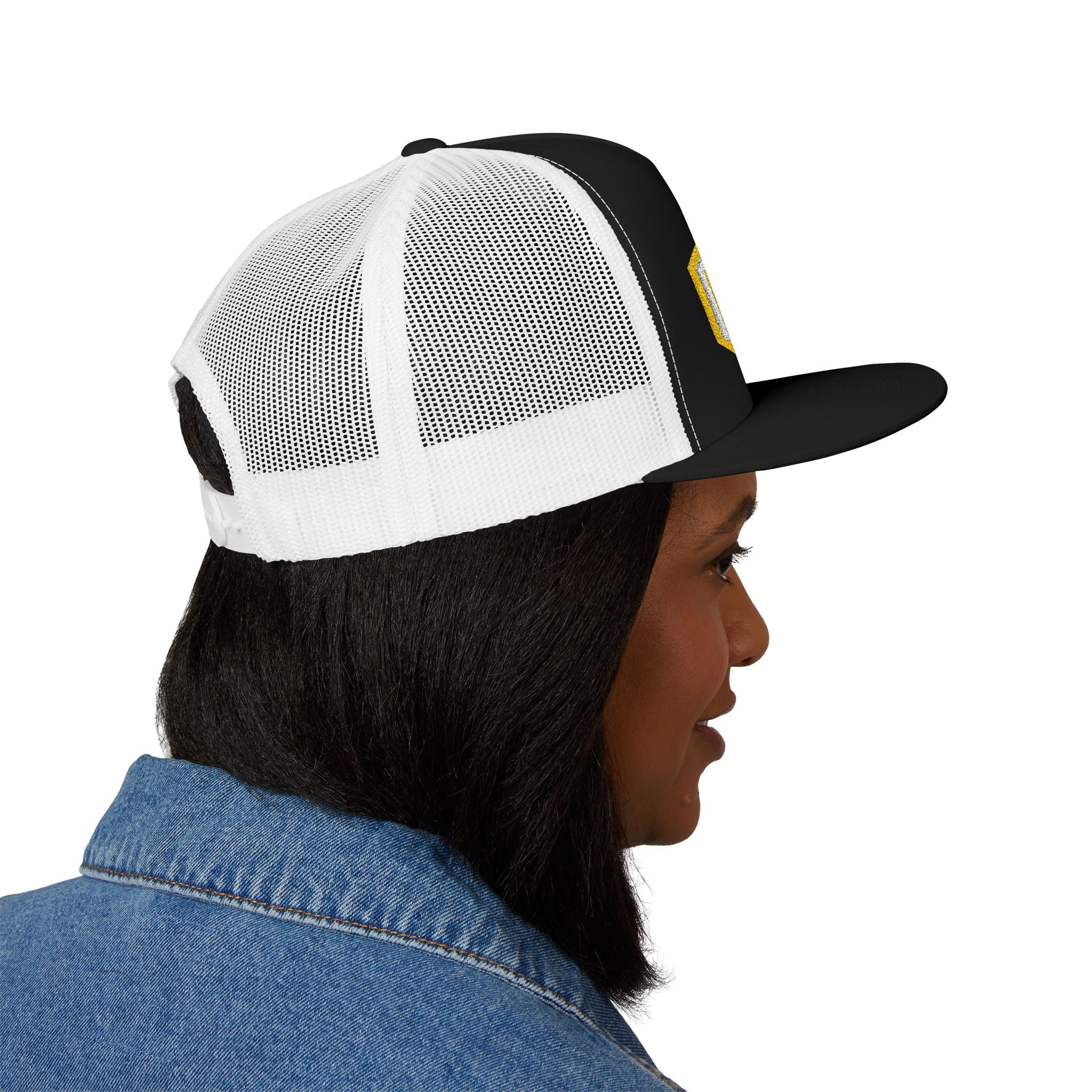 Arlington Rescue 2 (requested different style hat) - 5 Panel Trucker Cap (Embroidery)