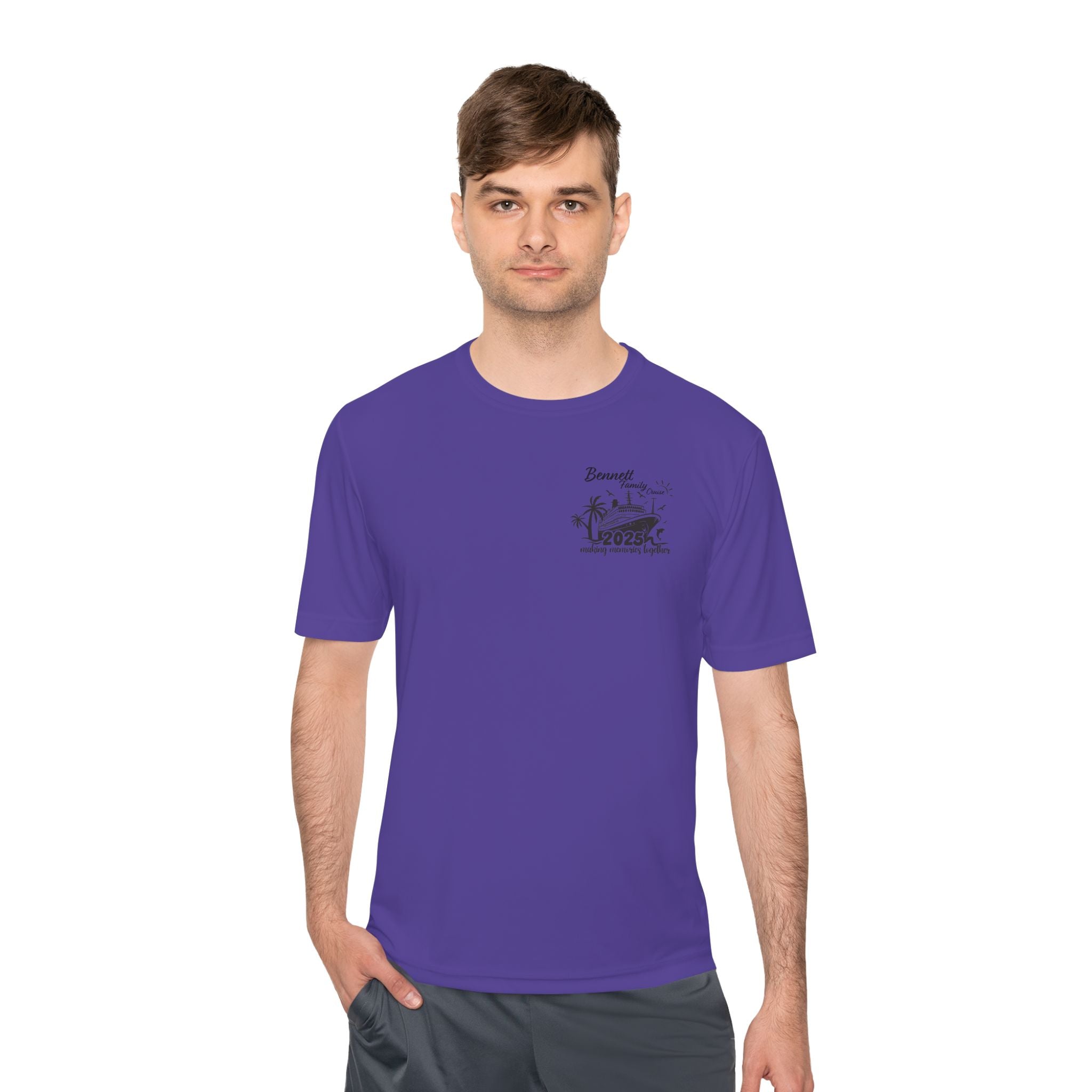 Bennet Family Cruise Black Text - Unisex Moisture Wicking Tee
