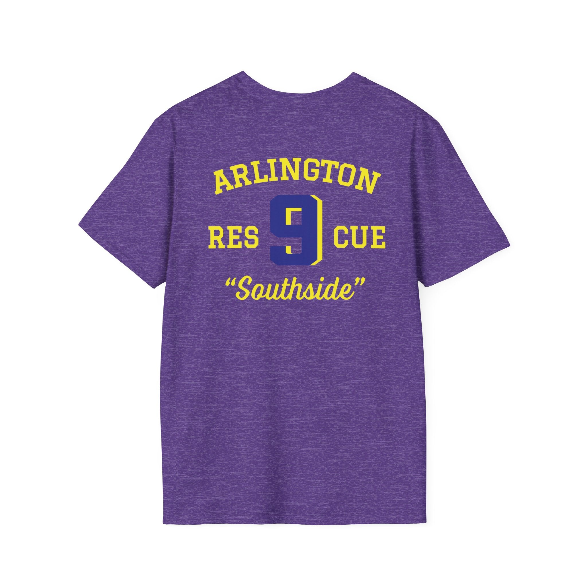 Station 9 Taz Front / Officer Rescue 9 back - Gildan Soft Cotton Softstyle T-Shirt
