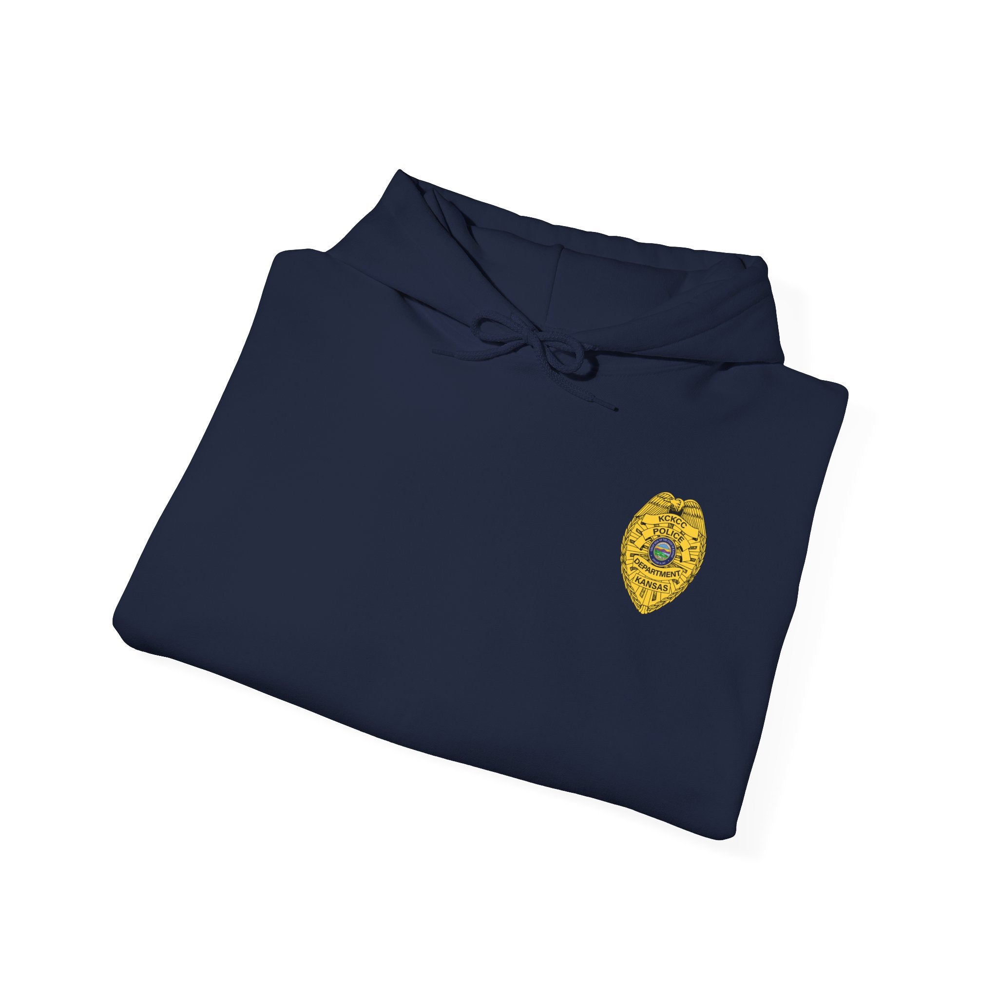 Kansas City College Police Department Badge - Unisex Heavy Blend™ Hooded Sweatshirt