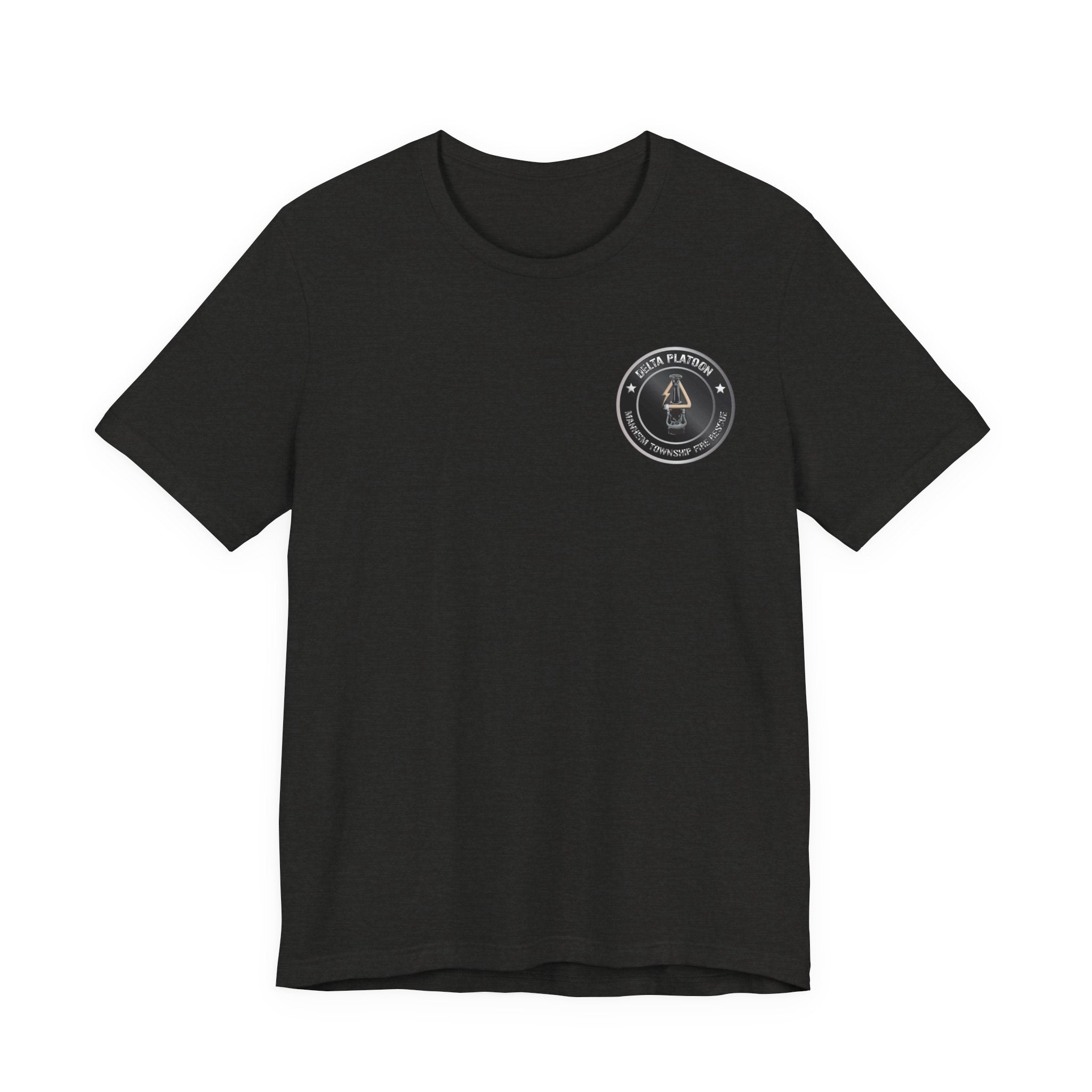 Manheim Township Local Delta Platoon Local white - Bella+Canvas Soft Unisex Tee