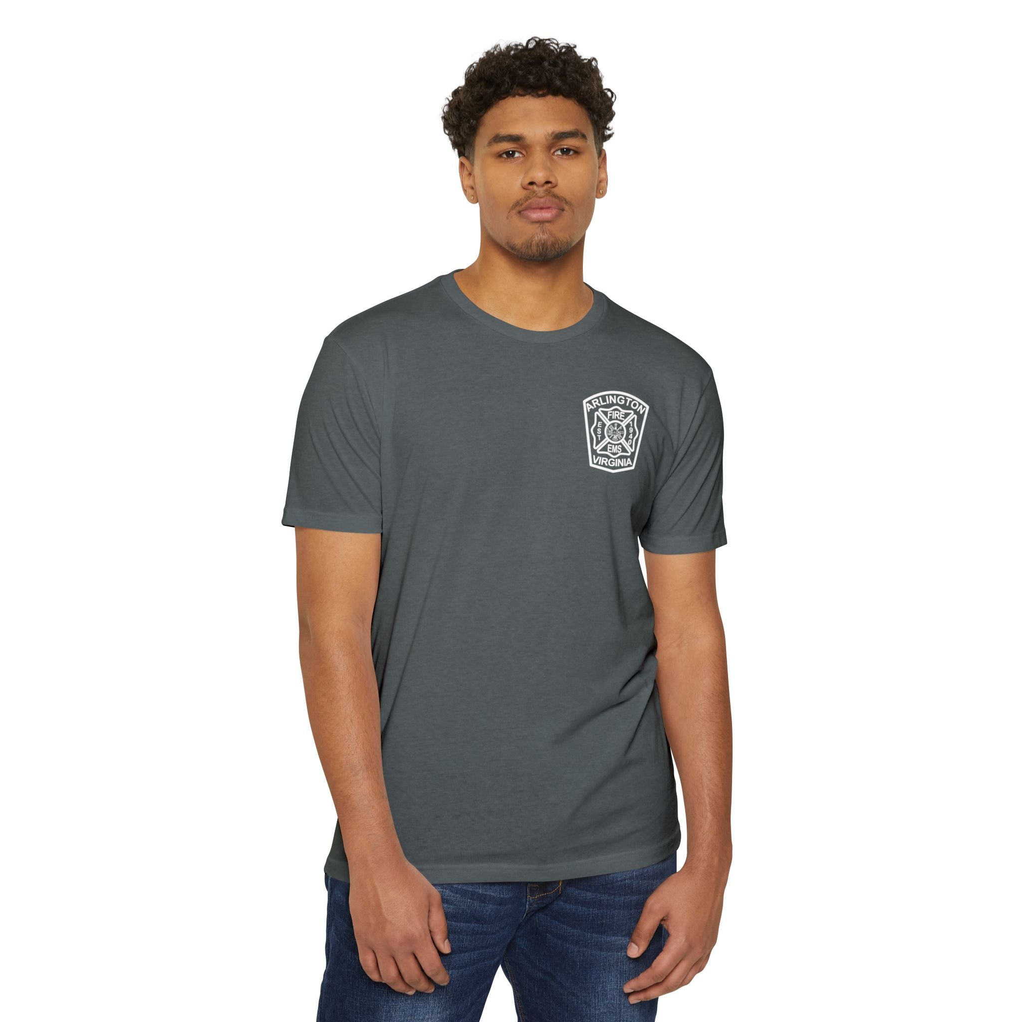 ACFD Firefighter - 60% cotton / 40% polyester Unisex CVC Jersey T-shirt