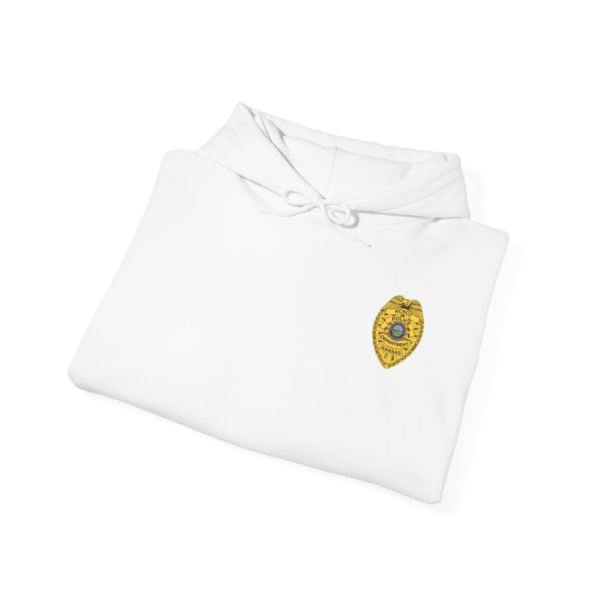 Kansas City College Police Department Badge - Unisex Heavy Blend™ Hooded Sweatshirt