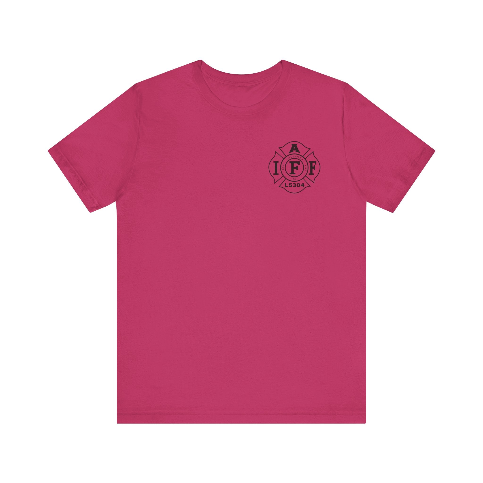 Clarke County Fire Breast Cancer (Portion of Proceeds go to Local 5304) - Bella+Canvas Soft Jersey Cotton Unisex Tee