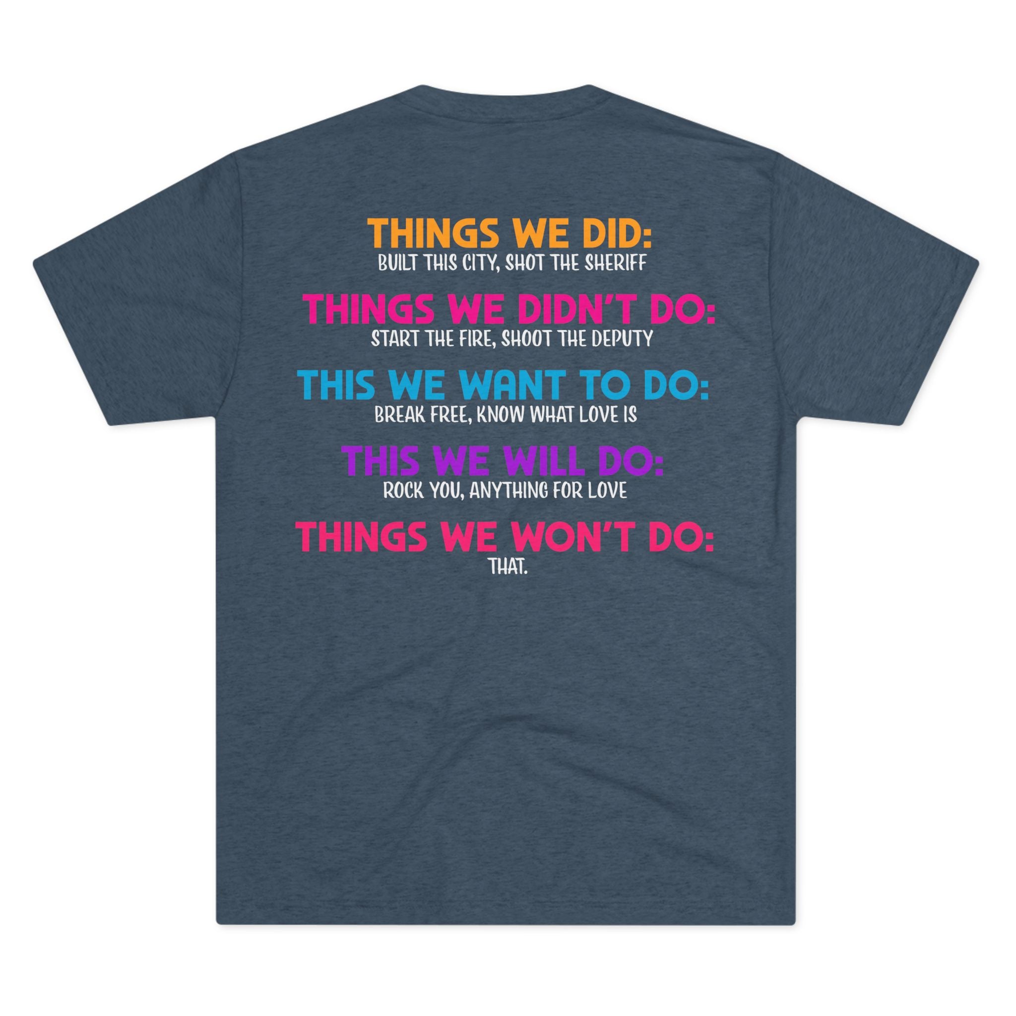 Hot Dad Summer Rock Shirt - NextLevel Tri-Blend Crew Tee
