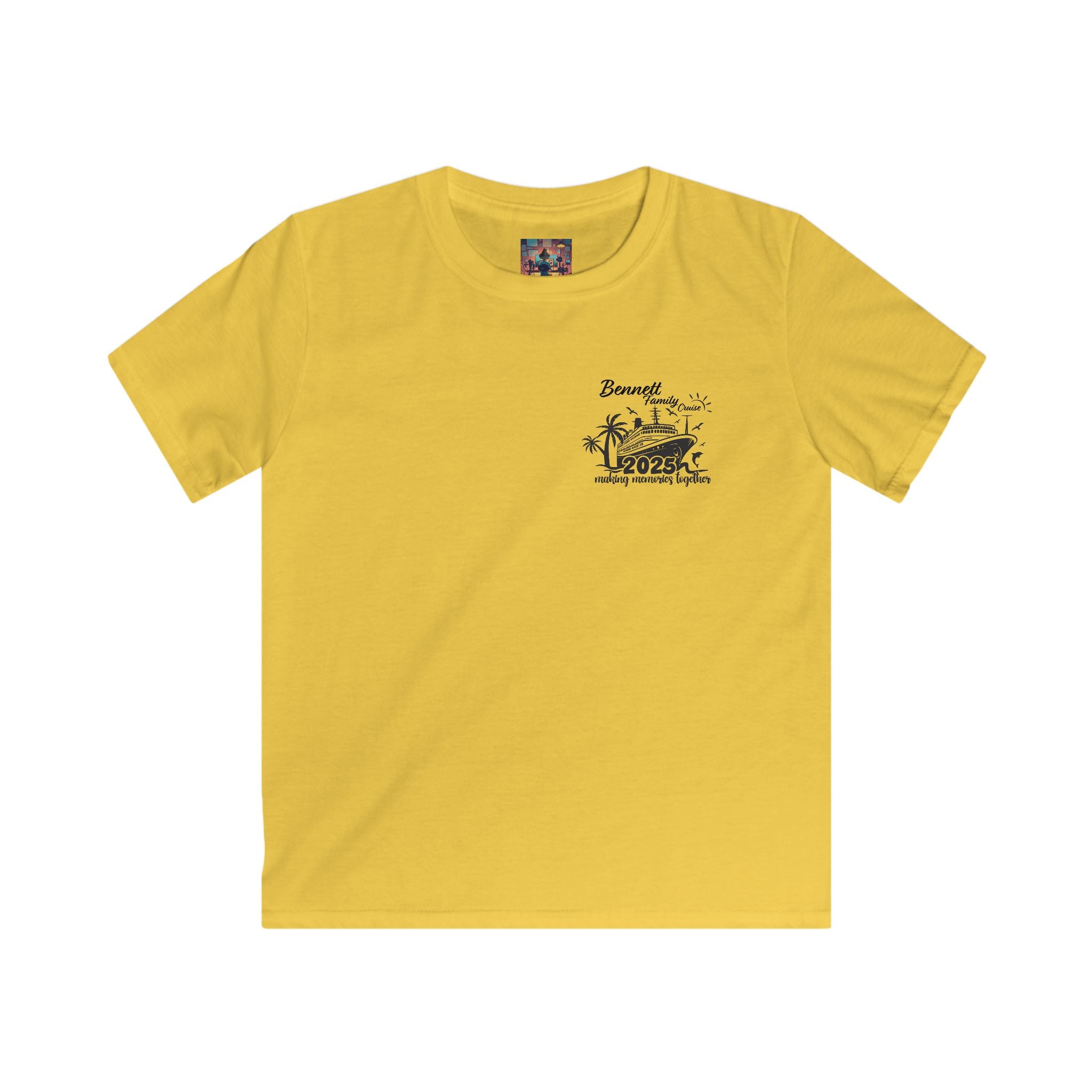 Bennett Family Cruise - Kids Softstyle Tee