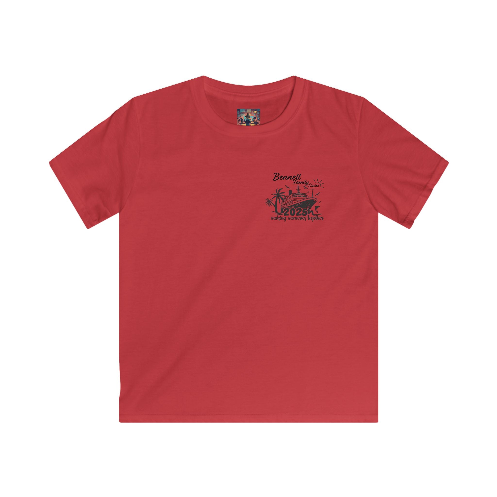 Bennett Family Cruise - Kids Softstyle Tee