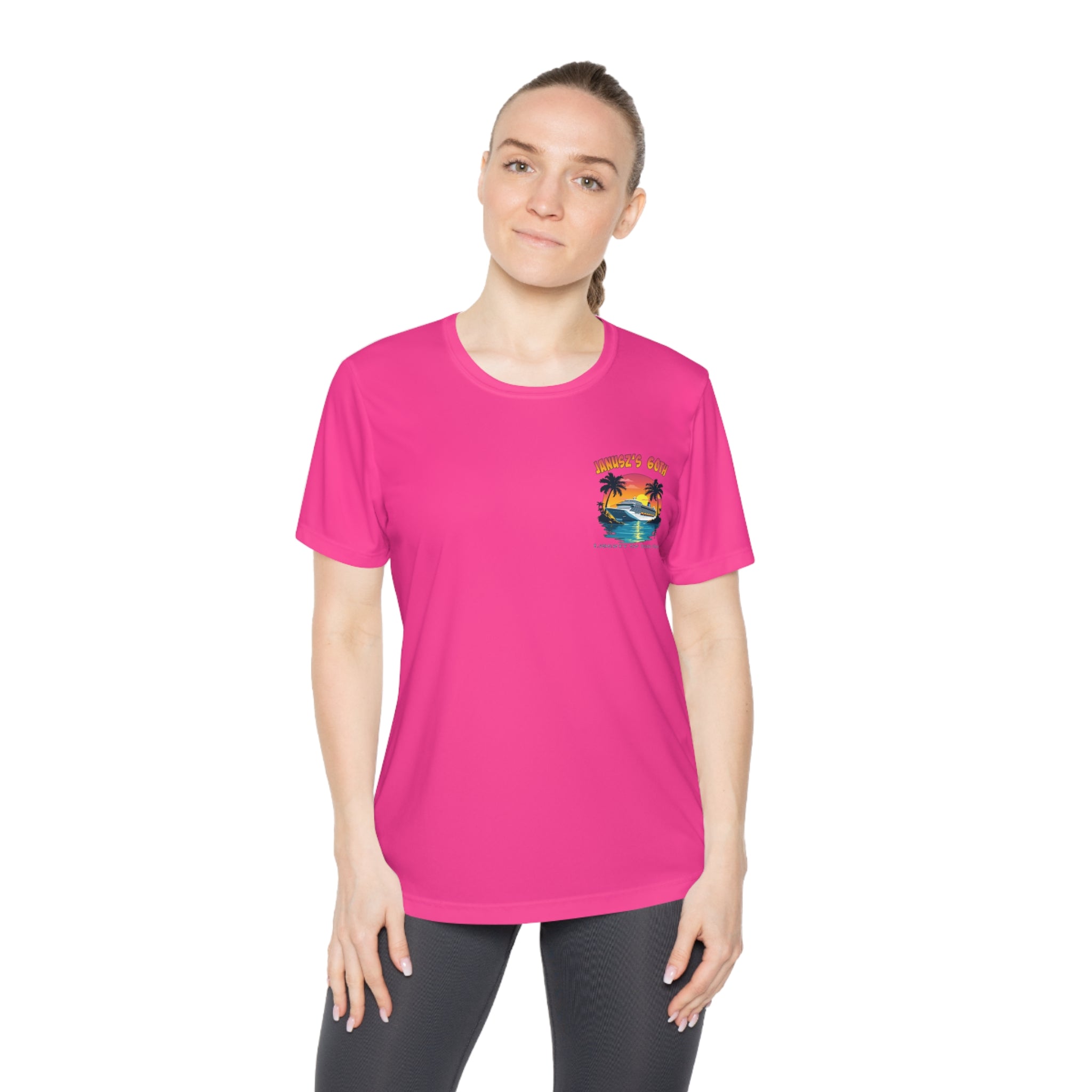 Renee Family Cruise Colorful - Ladies Moisture Wicking Competitor Tee