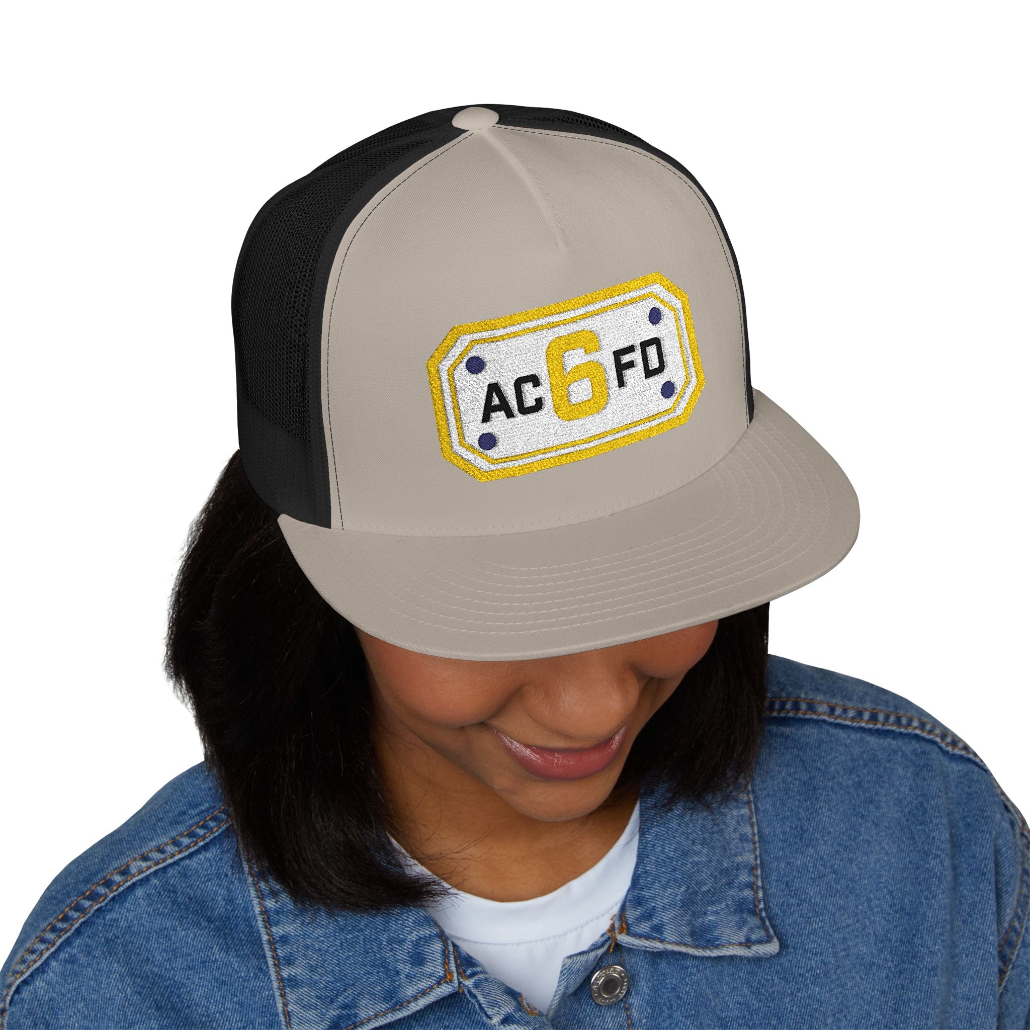 Arlington Medic 6 (requested different style hat) - 5 Panel Trucker Cap (Embroidery)