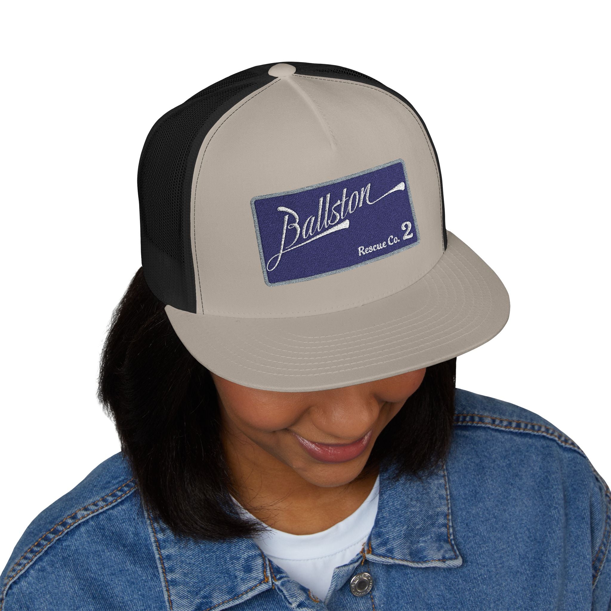 Arlington Ballston Rescue Co. 2  - 5 Panel Trucker Cap (Embroidery)