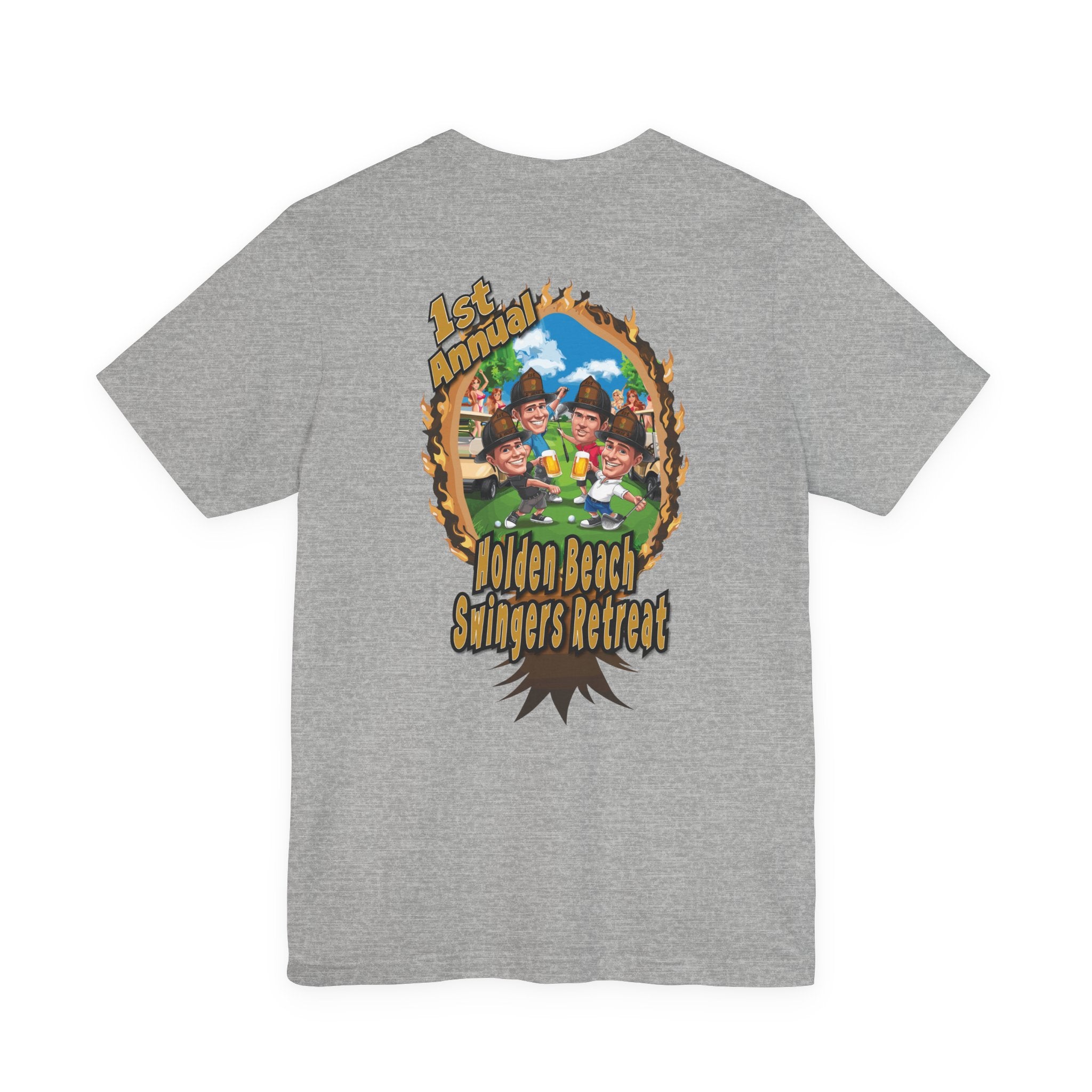 Holden Beach Swingers Retreat- Bella+Canvas Soft Unisex Tee