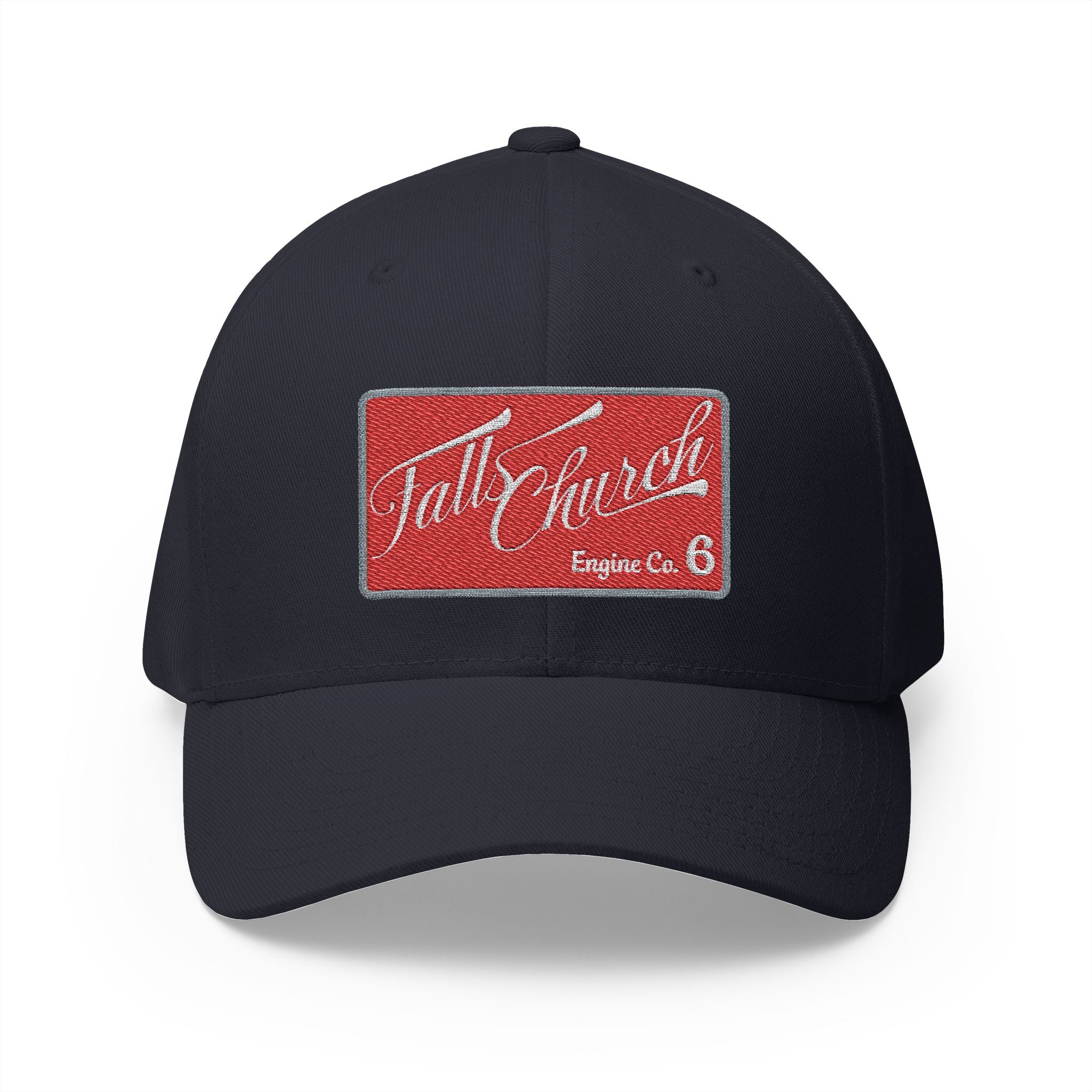 Arlington Falls Church Engine 6 - FLEXFIT Closed-Back Structured Cap (Embroidery)