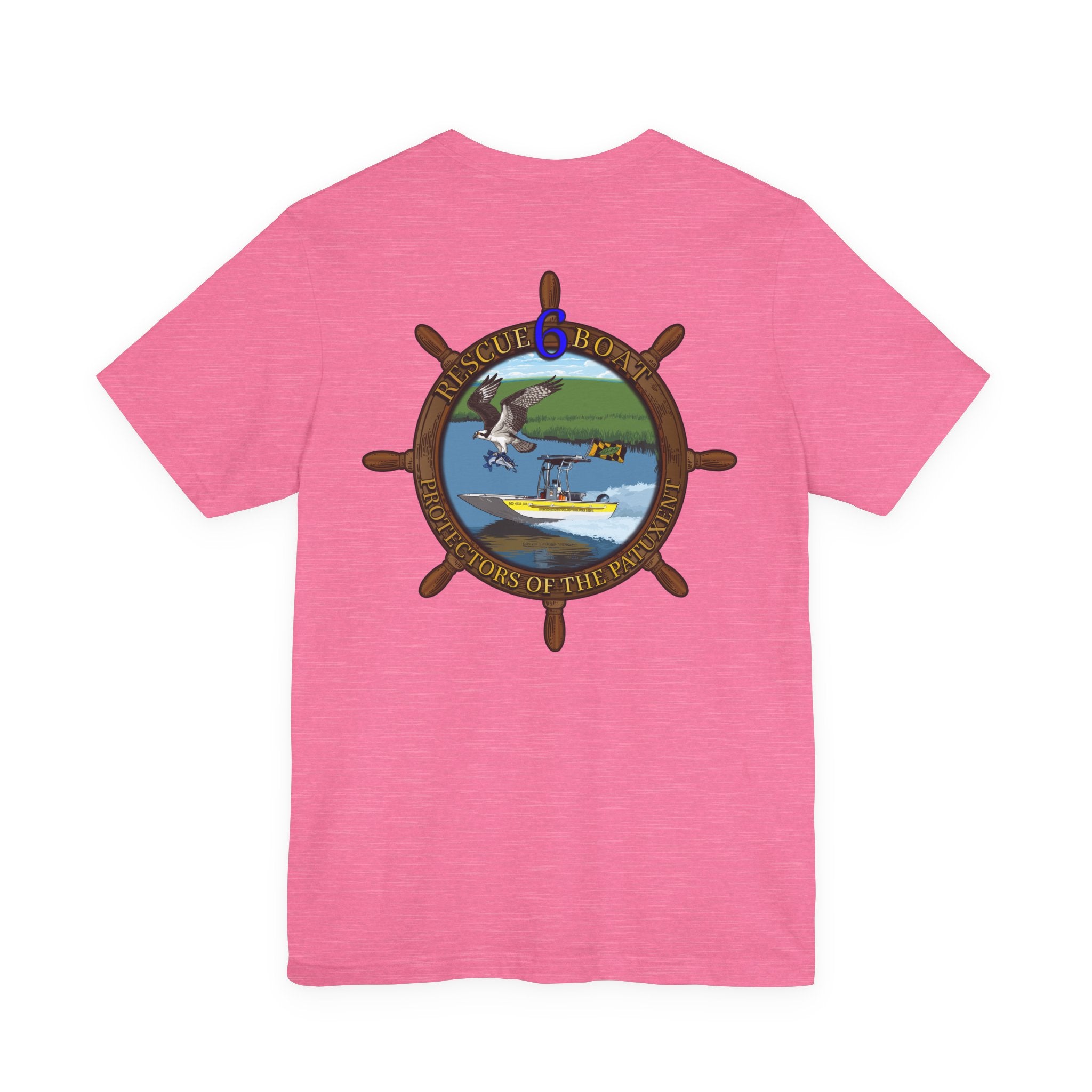 Huntingtown Vol. Fire Boat 6 - Bella+Canvas Soft Unisex Tee