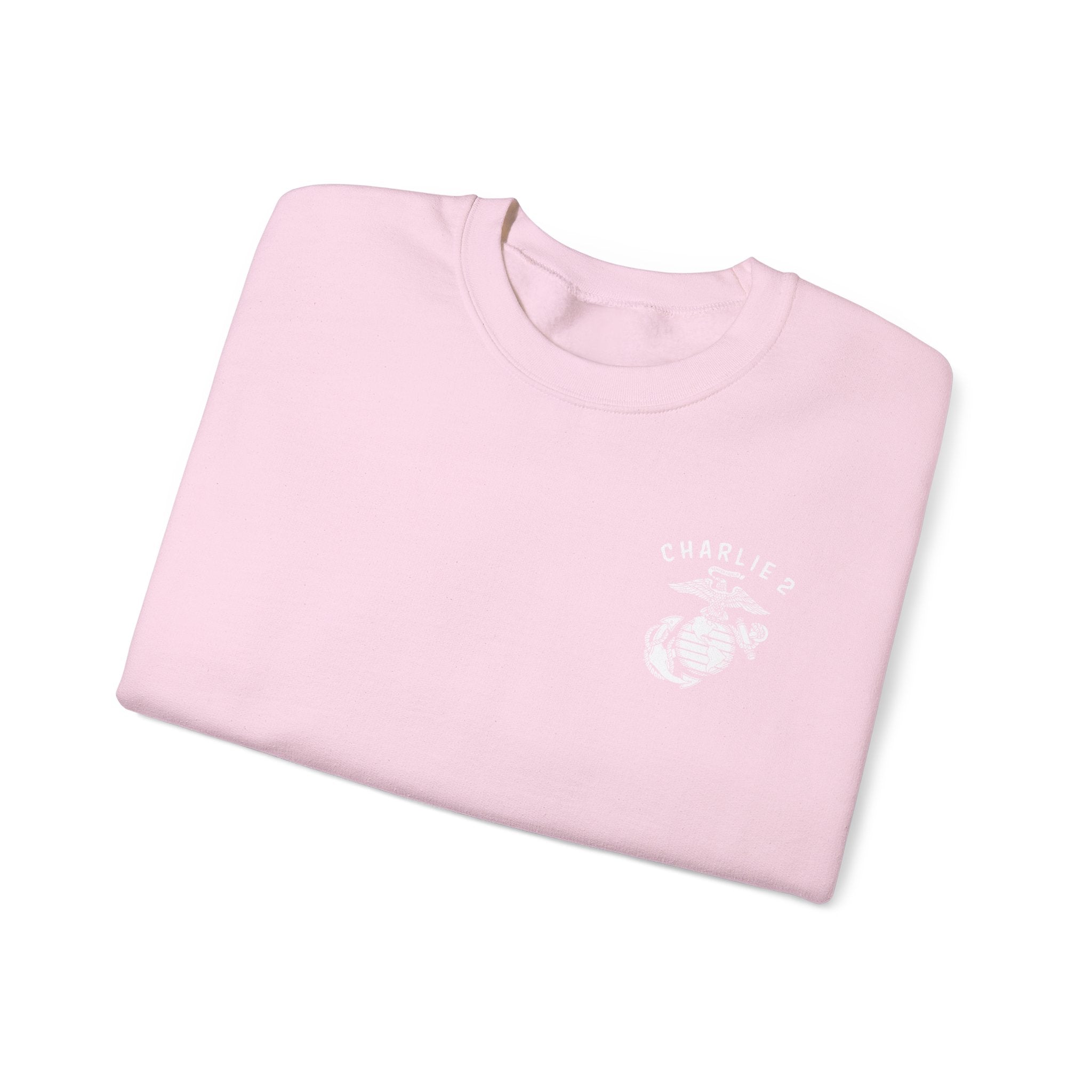 Charlie 2 Ronin (white Logo) - Gildan Unisex Heavy Blend™ Crewneck Sweatshirt