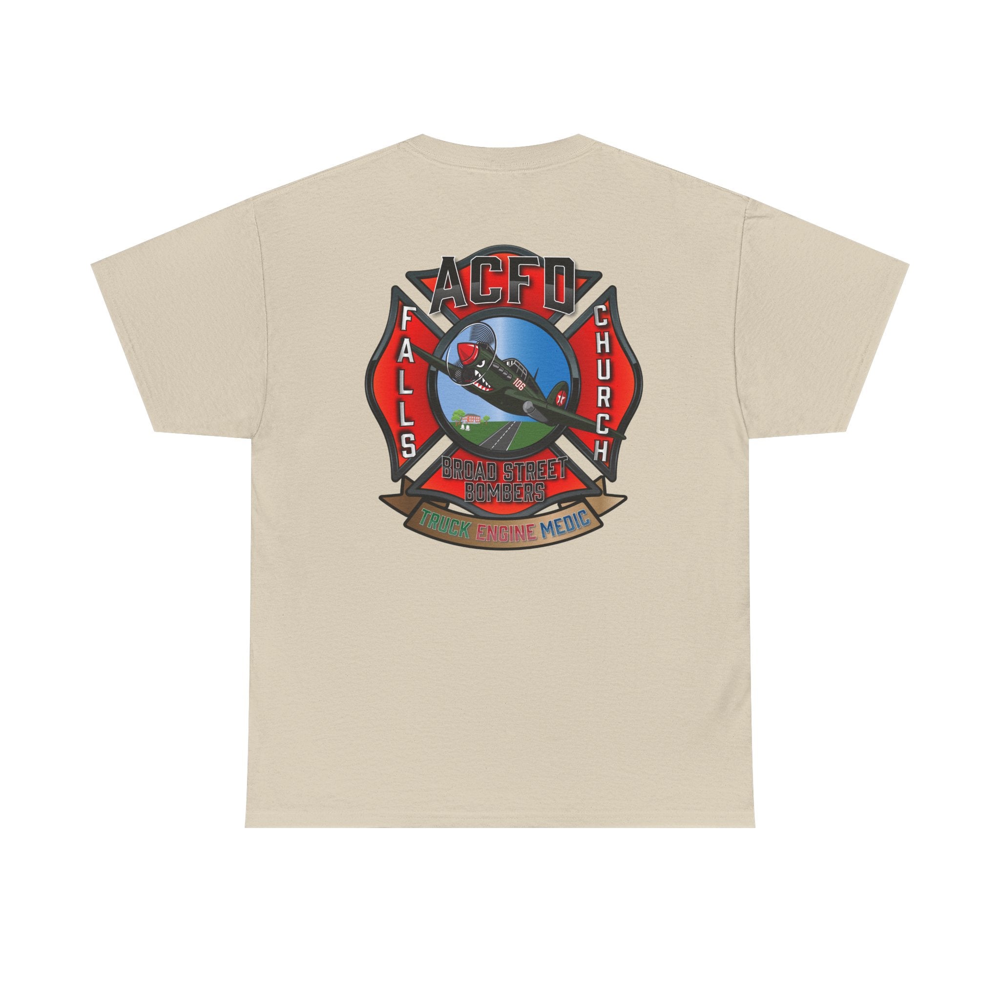 Heavy Cotton Unisex Tee - Station 6 Broadstreet Bombers