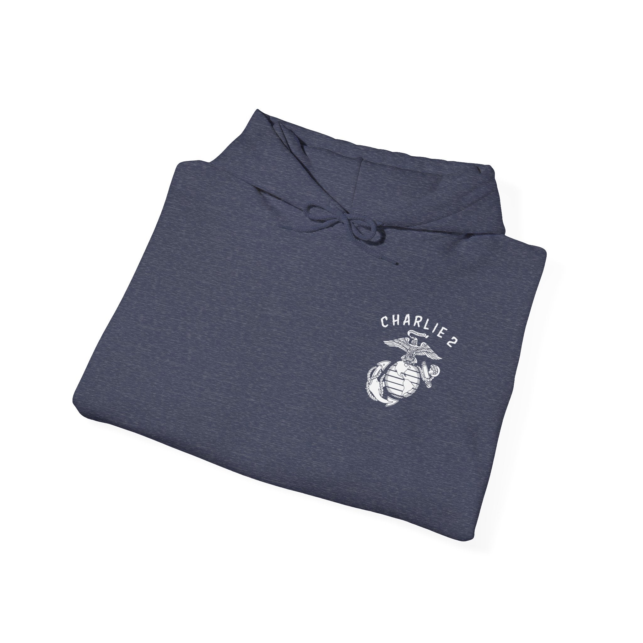 Charlie 2 Ronin (white Logo) - Gildan Heavy Blend™ Hooded Sweatshirt