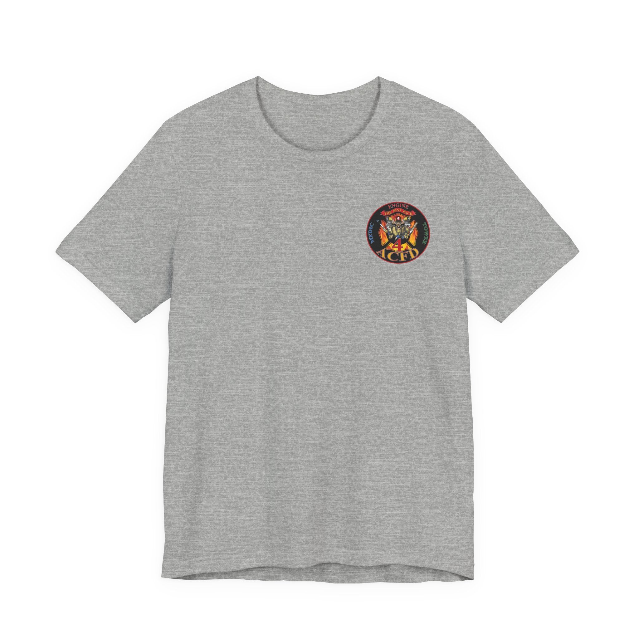 Station 4 RatPack Front AC4FD Back - Bella+Canvas Soft Unisex Tee