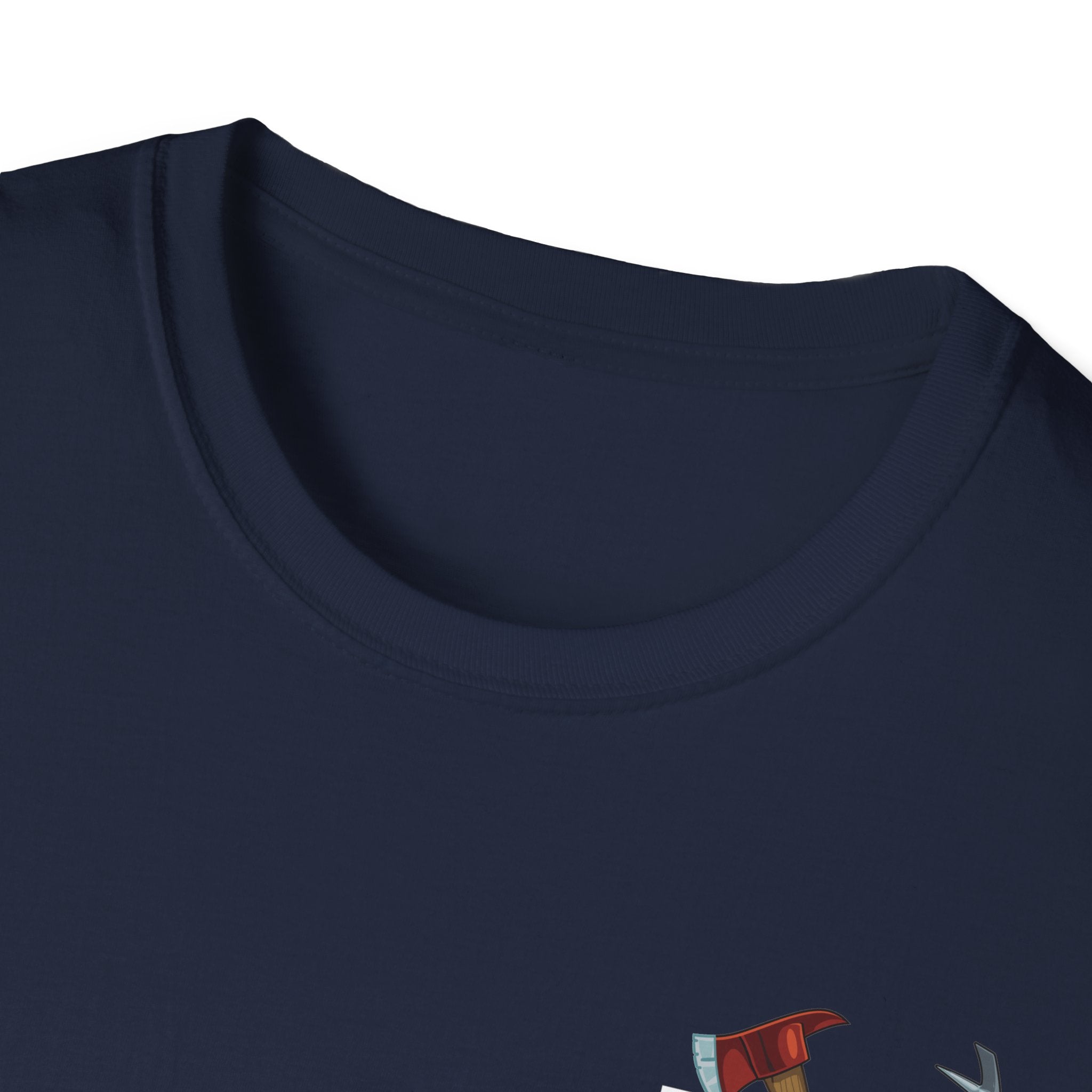 Retired Lieutenant US Flag - Unisex Softstyle T-Shirt