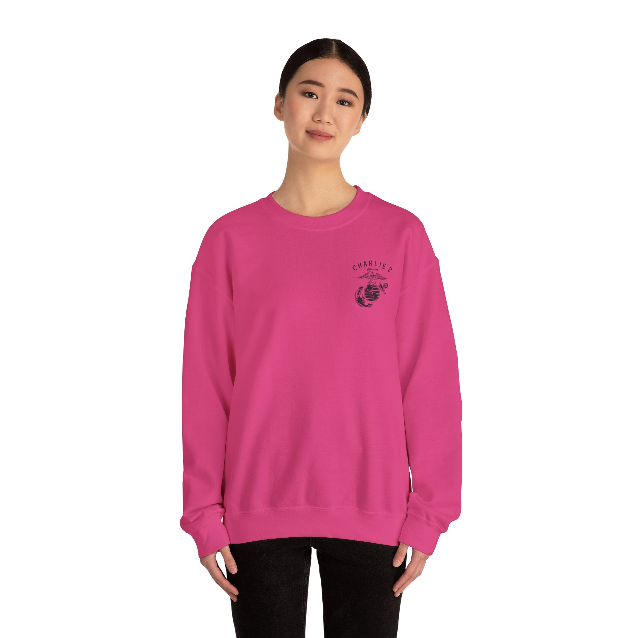 Charlie 2 Ronin (blackLogo) - Gildan Unisex Heavy Blend™ Crewneck Sweatshirt