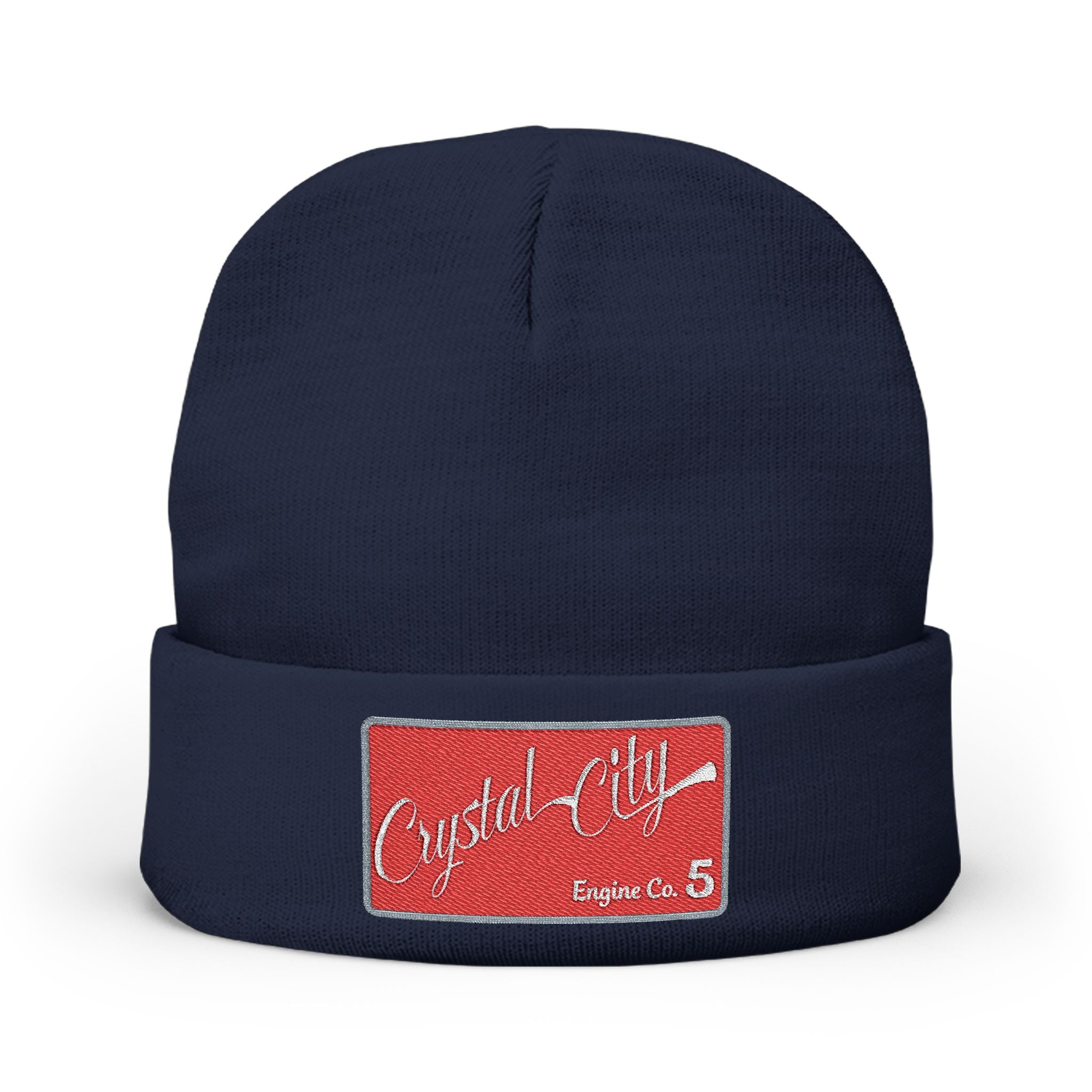 Arlington Crystal City Engine 5 - Knit Beanie (Embroidery)