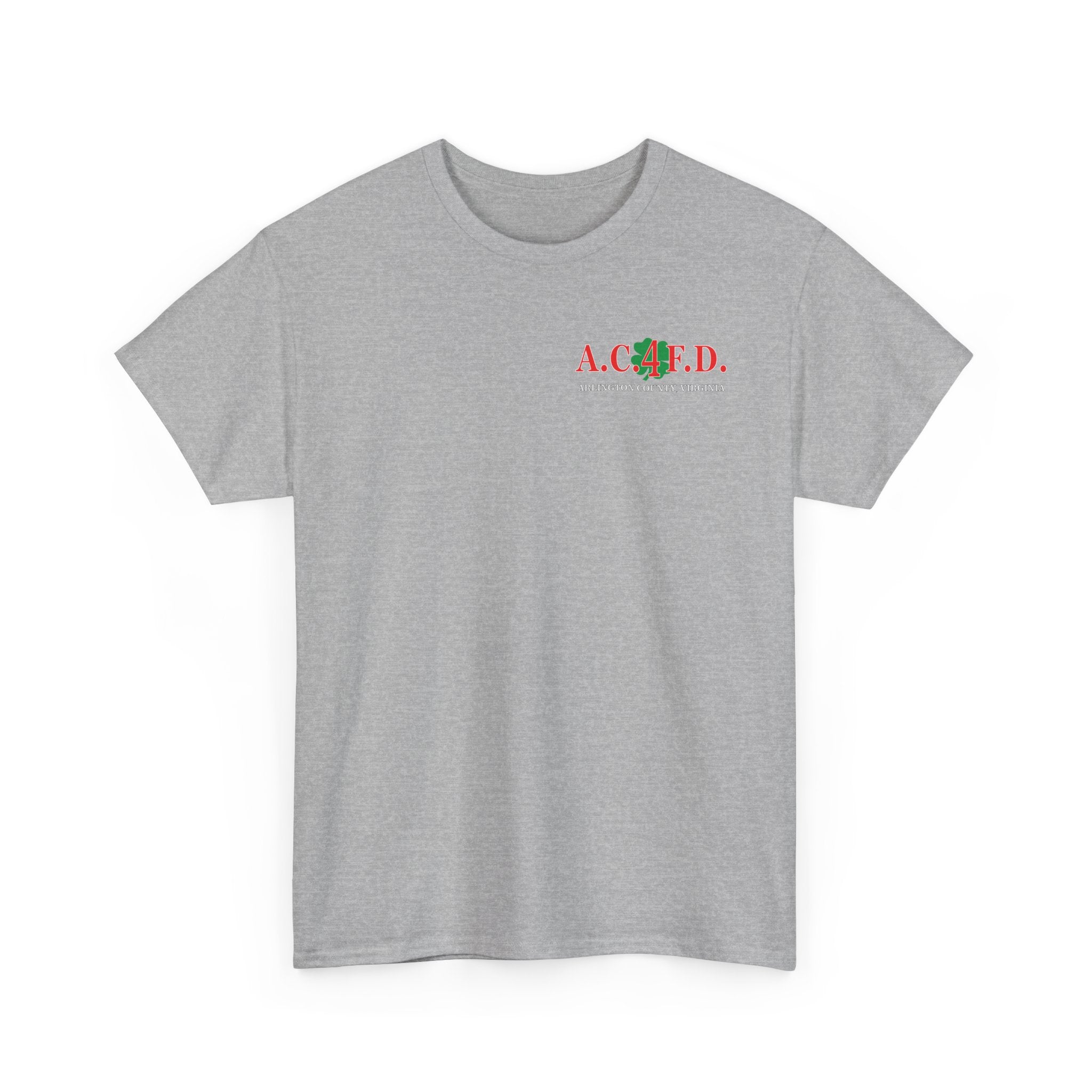 Station 4 AC4FD front / Clover back - Gildan 100% Cotton Tee Unisex Heavy