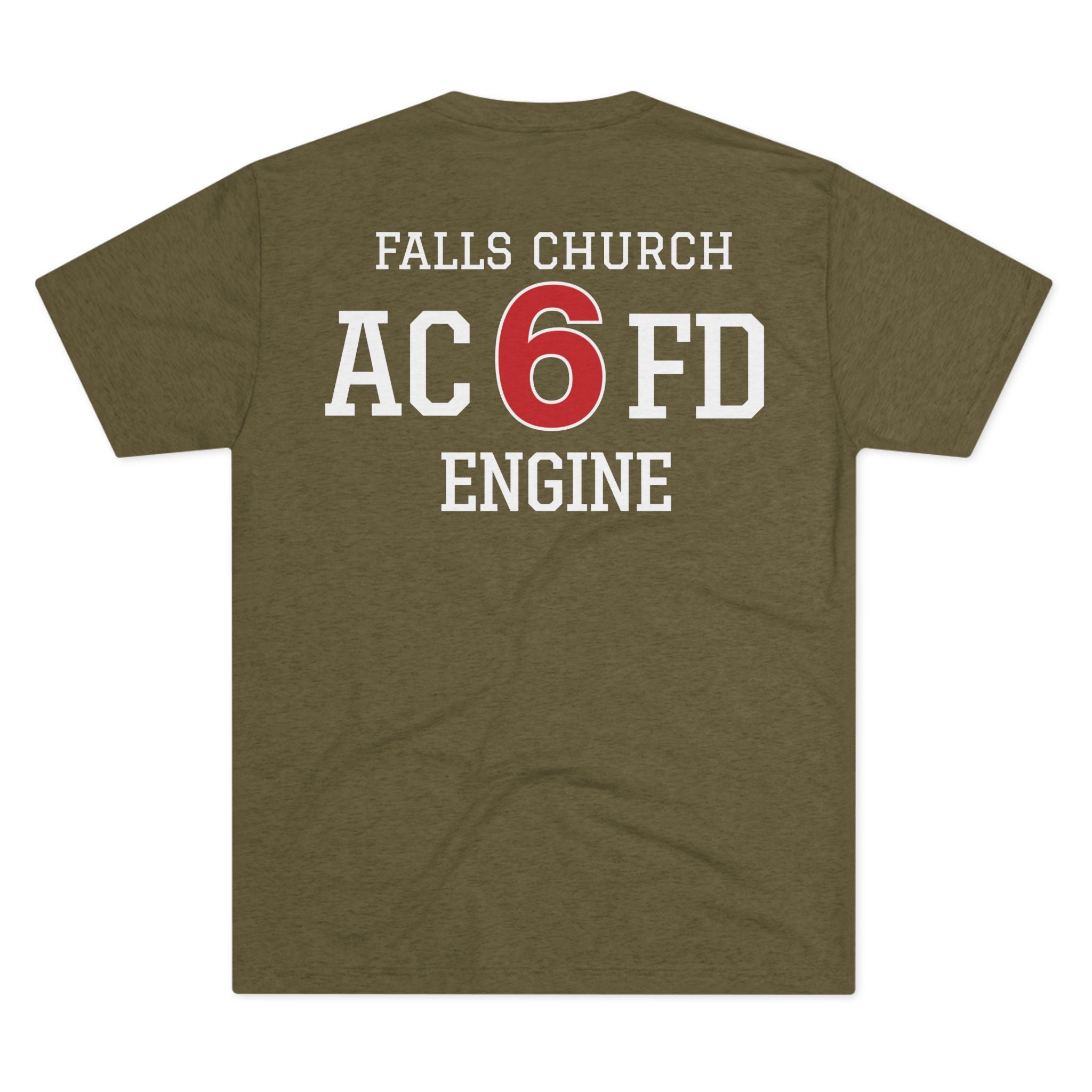 Engine 6 Falls Church - NextLevel Tri-Blend Crew Tee