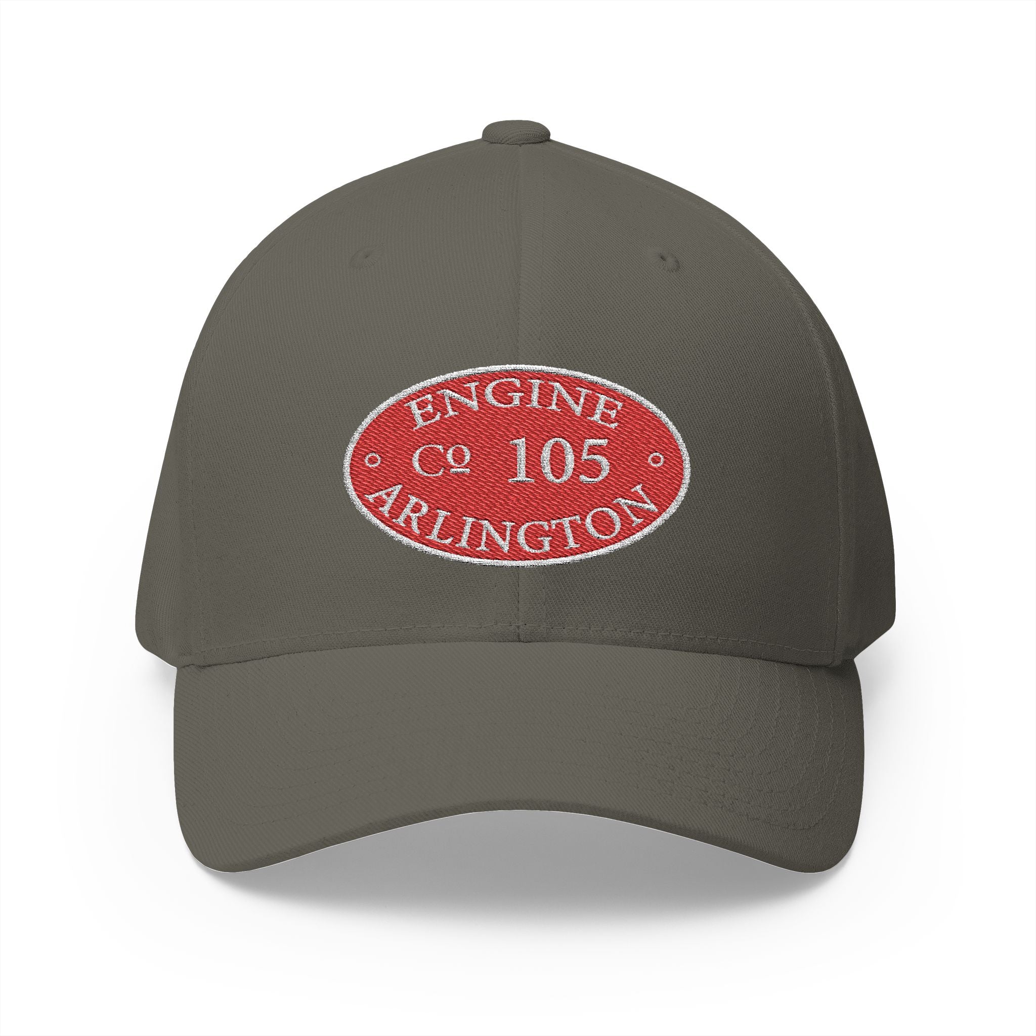 Arlington Engine 5 Circle Patch - FLEXFIT Closed-Back Structured Cap (Embroidery)